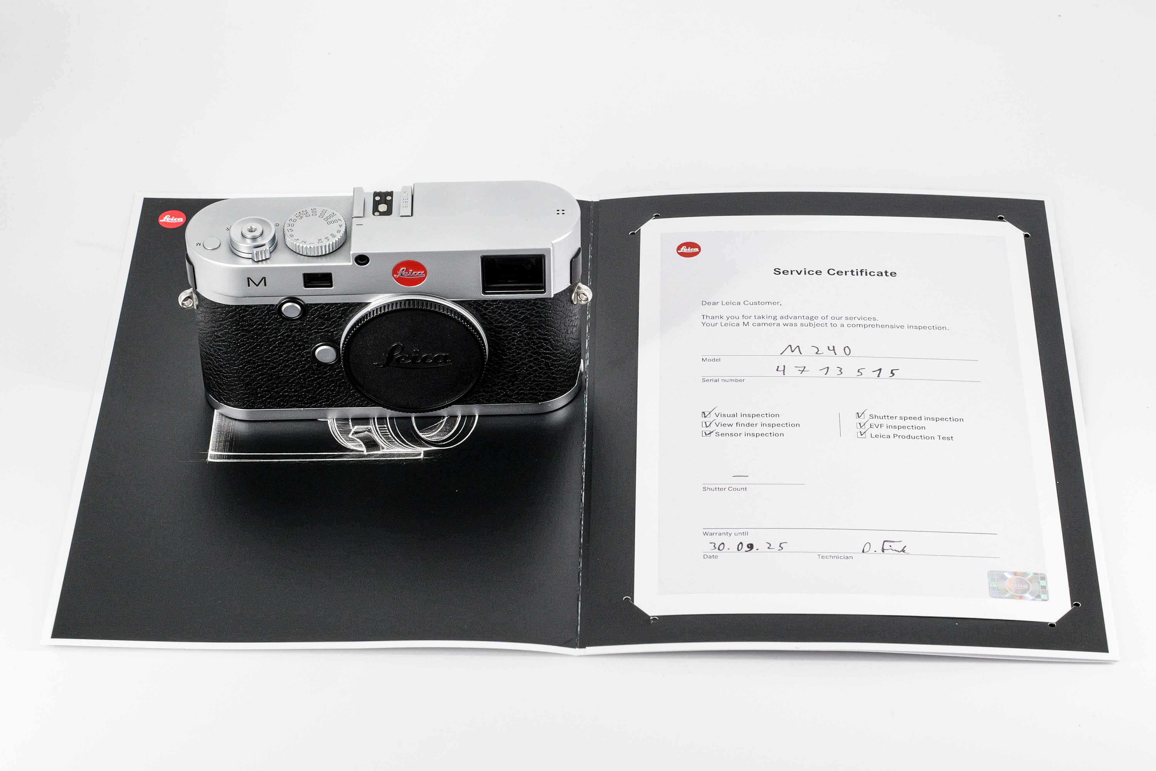 M (type 240), silver chrome