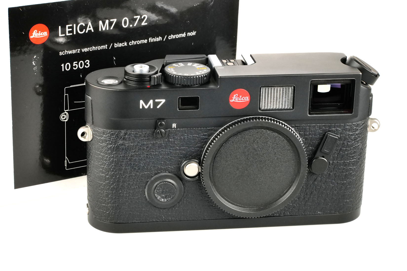 Leica M7 0.72, black chrome 10503