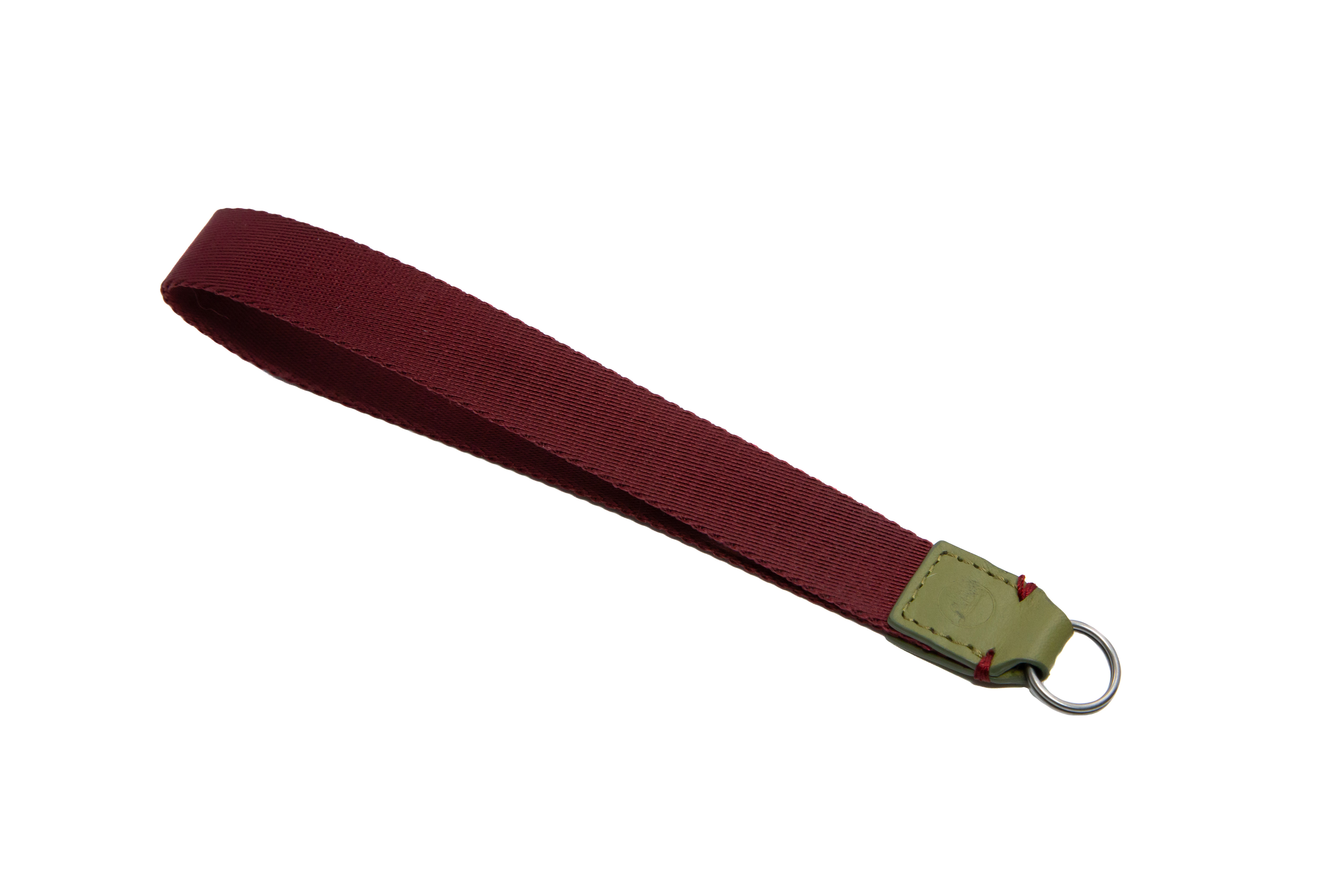 Leica hand strap textile/leather olive-bordeaux
