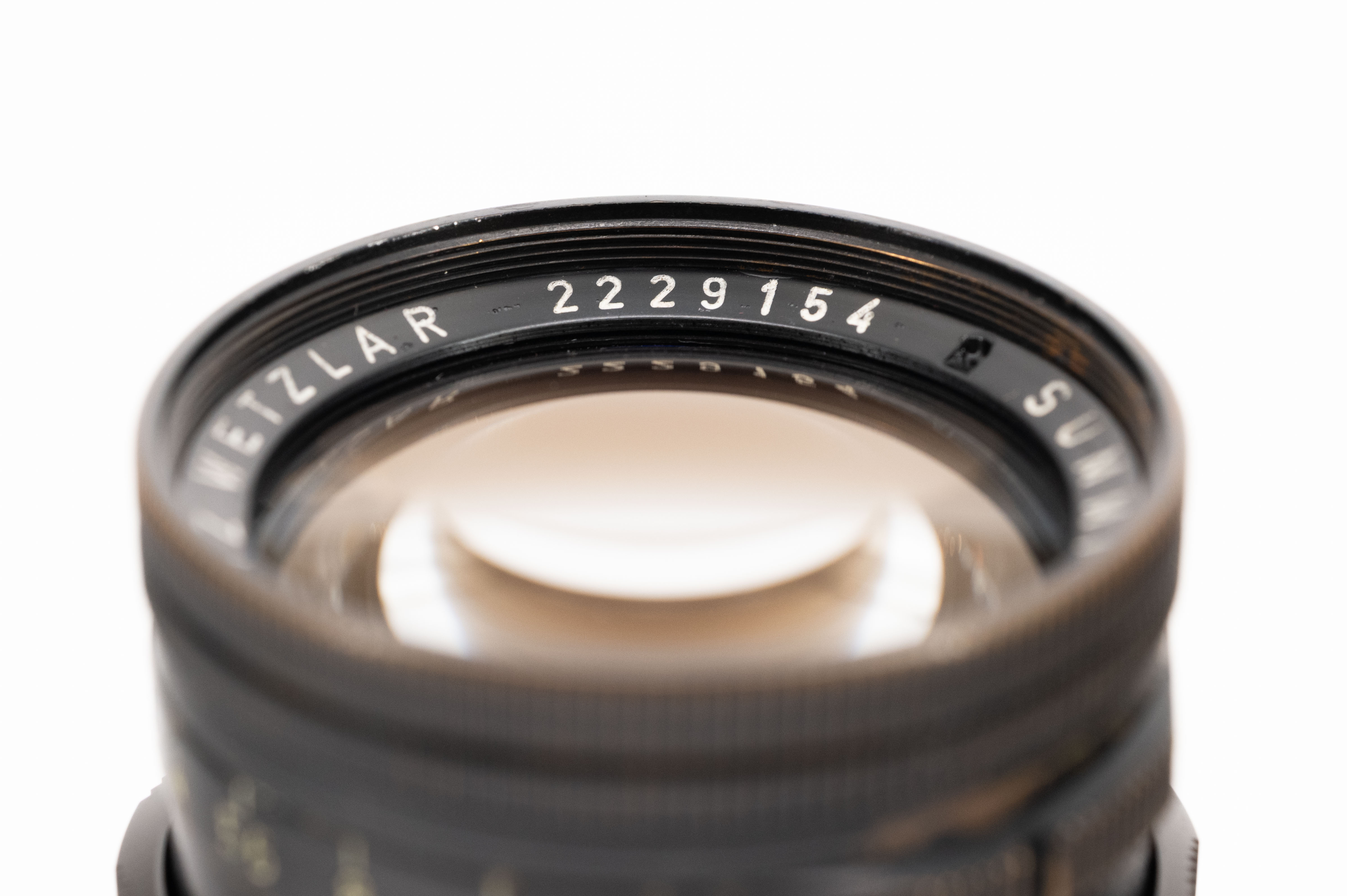 Leica Summicron-M 50mm f/2 Rigid Black Paint