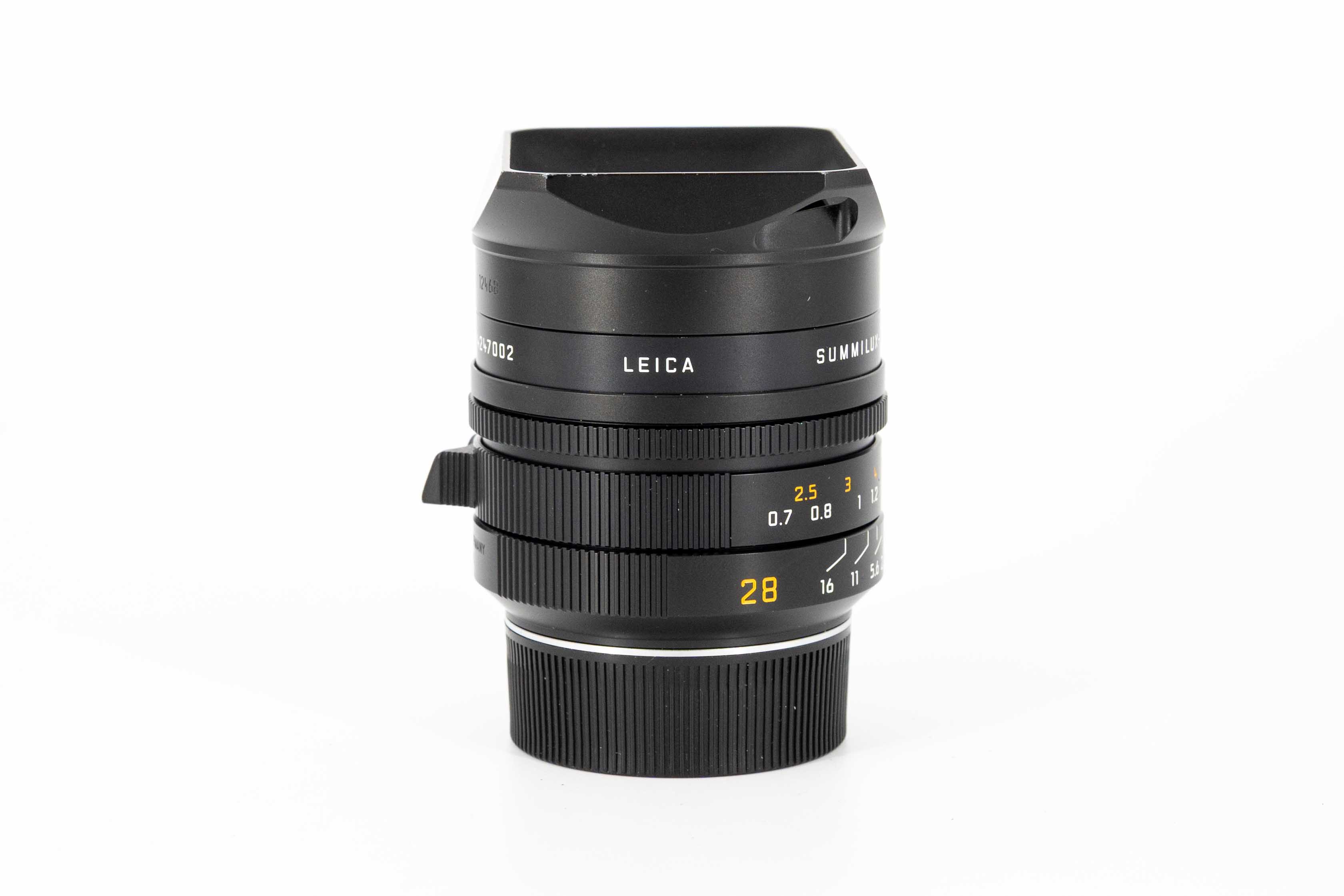 SUMMILUX-M 1.4/28 ASPH. black anodised.