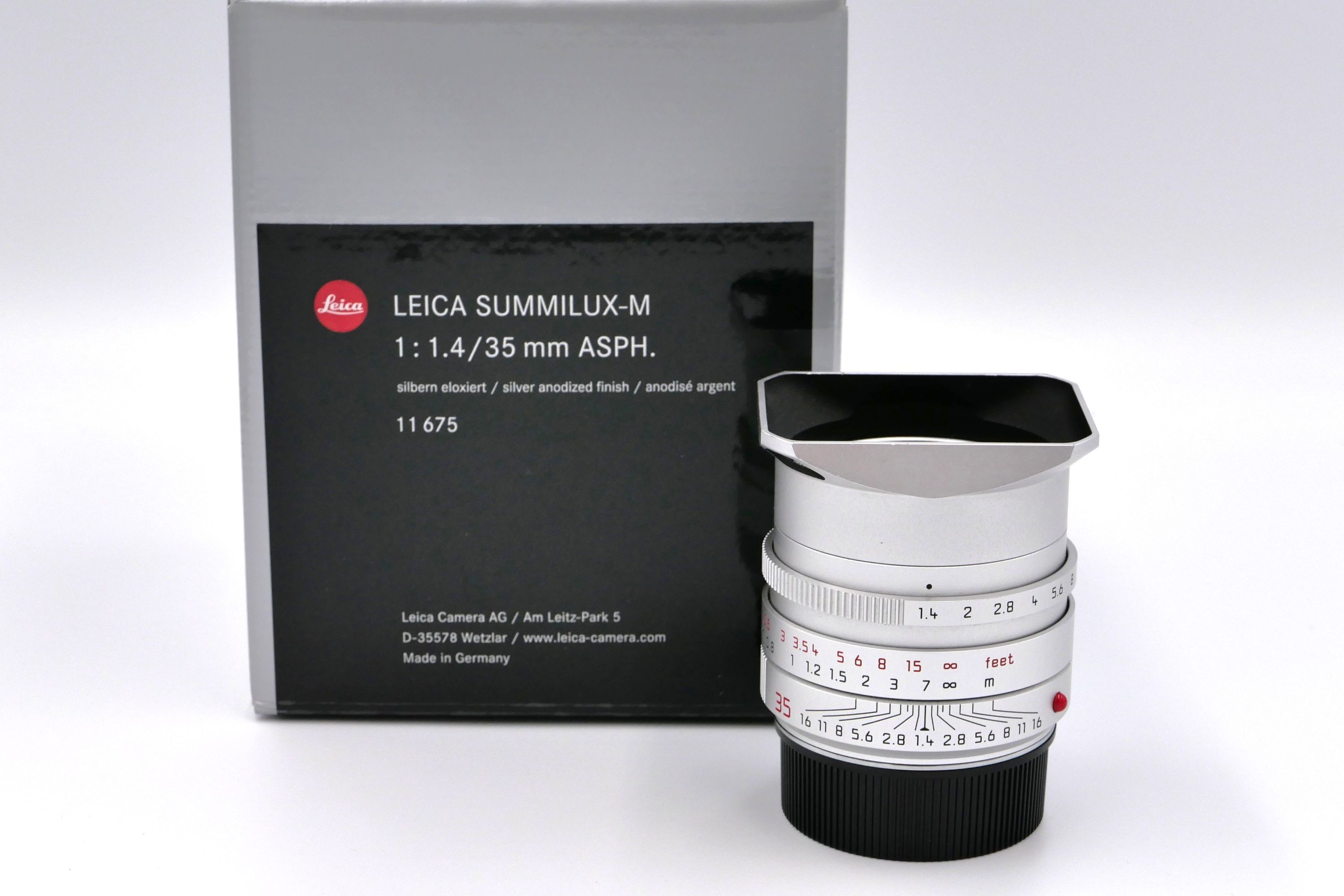 Leica Summilux-M 35mm f1.4 ASPH, Silver