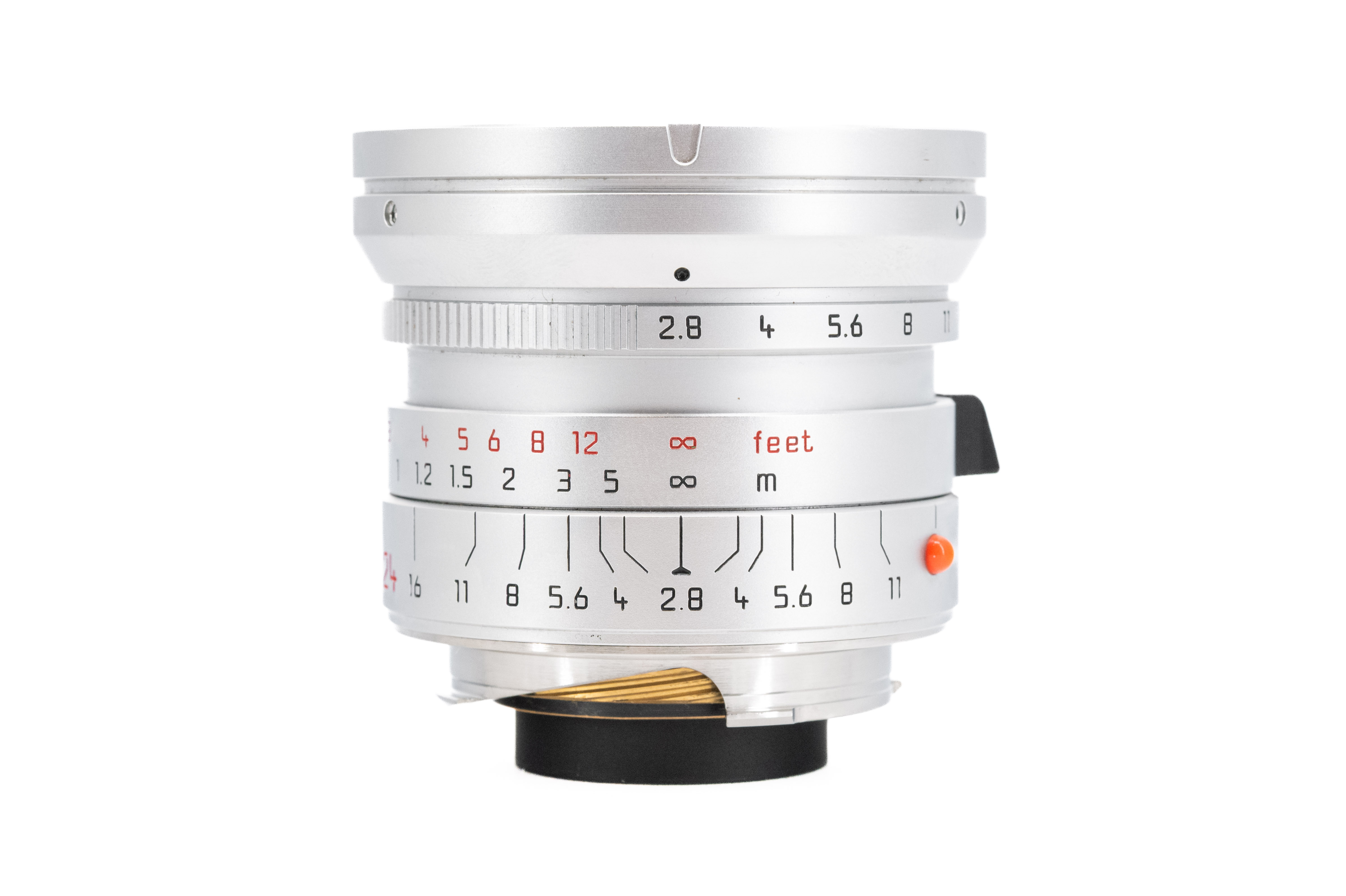Leica Elmarit-M 24mm f/2.8 ASPH Silver Chrome 11898