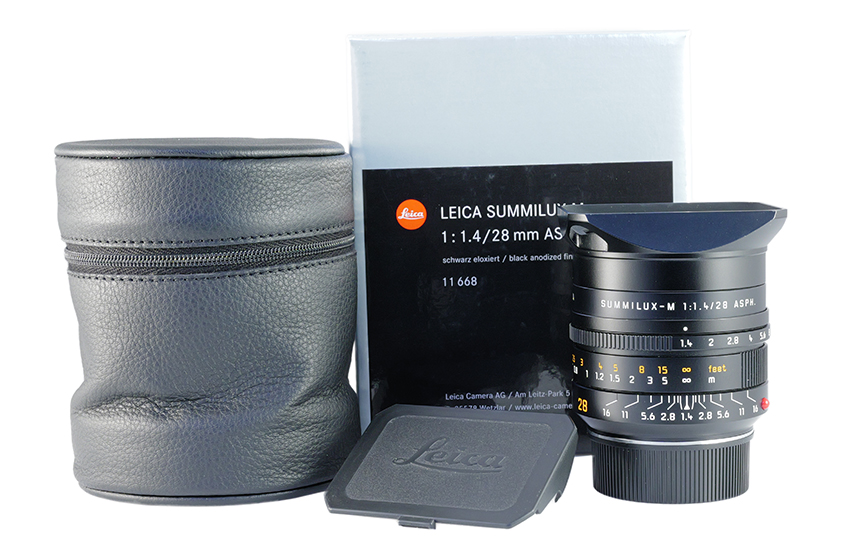 LEICA SUMMILUX-M 1.4/28 ASPH. black anodised 11668
