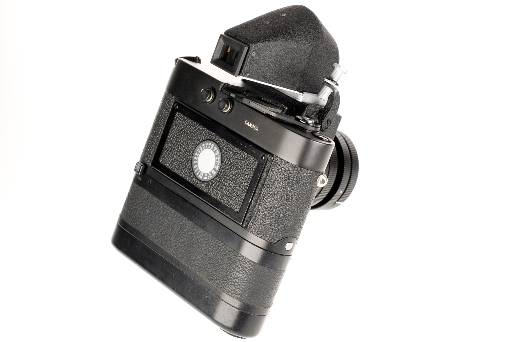 Leica MD-2, schwarz + Elmar 1:3,5/65mm + Visoflex