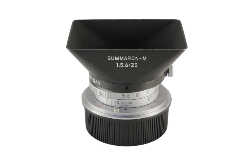 LEICA SUMMARON-M 5.6/28, silver chrome finish, 11695