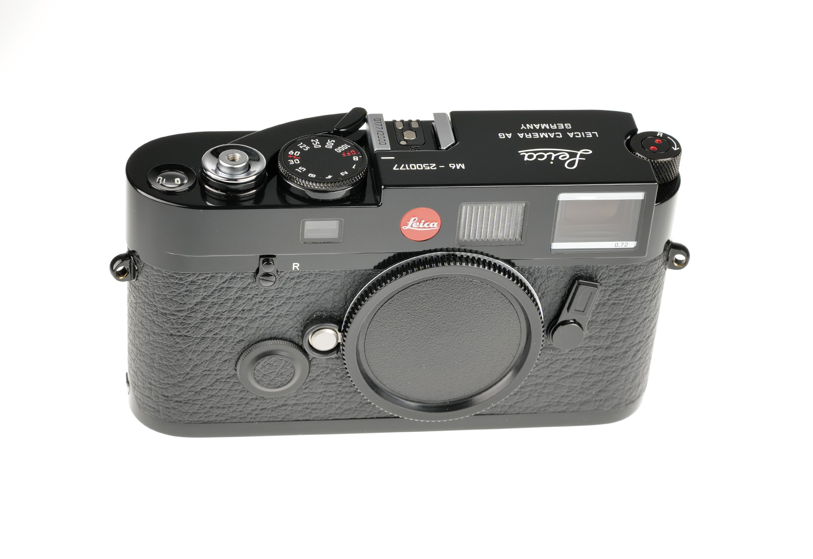 Leica M6 TTL (0.72), black paint finish Millennium, 10442