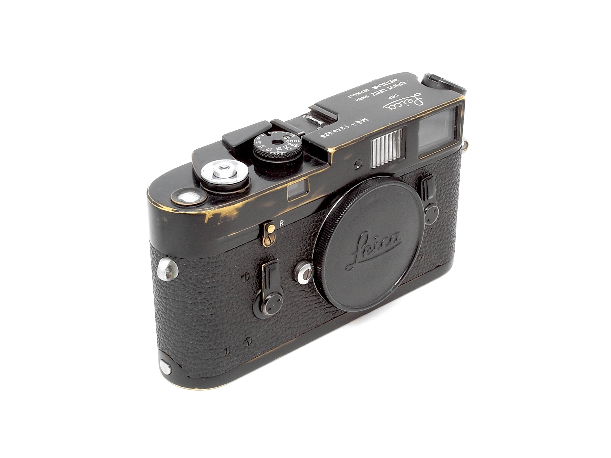 Leica M4 black paint Leica M4 black paint