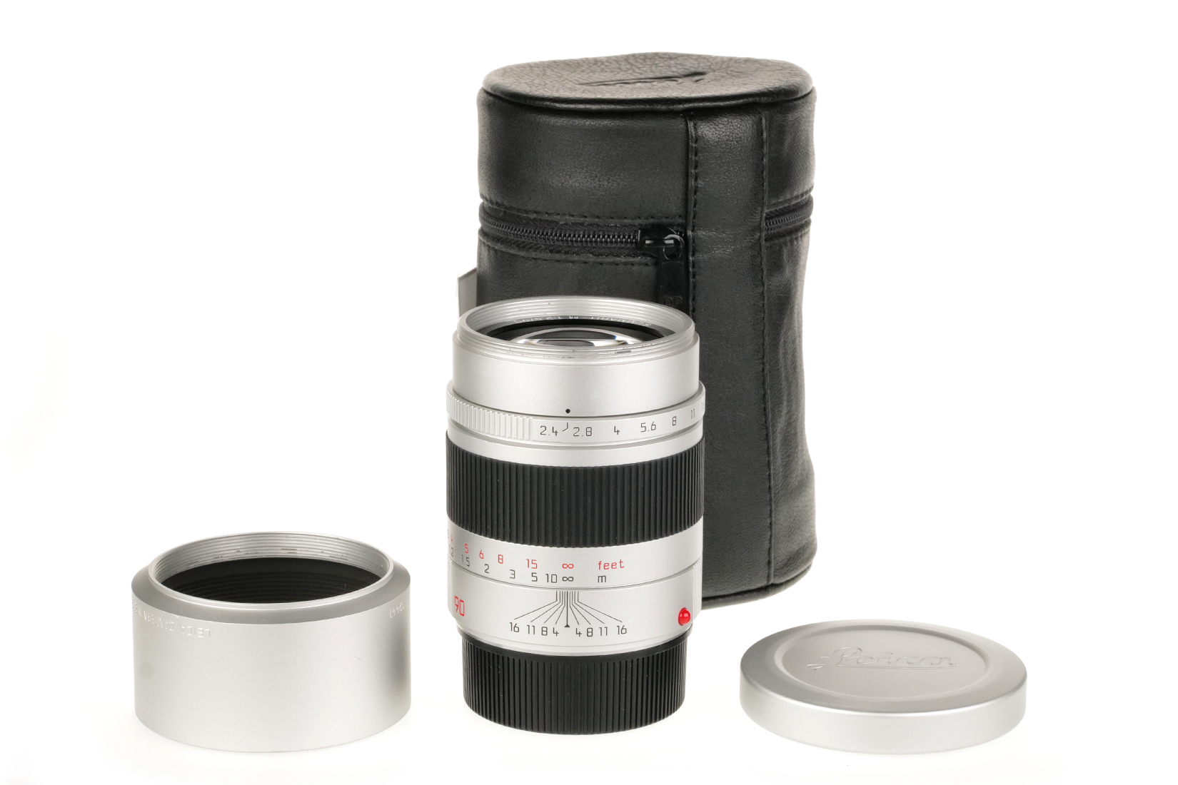 Leica Summarit-M 1:2.4/90 mm, silver 11685