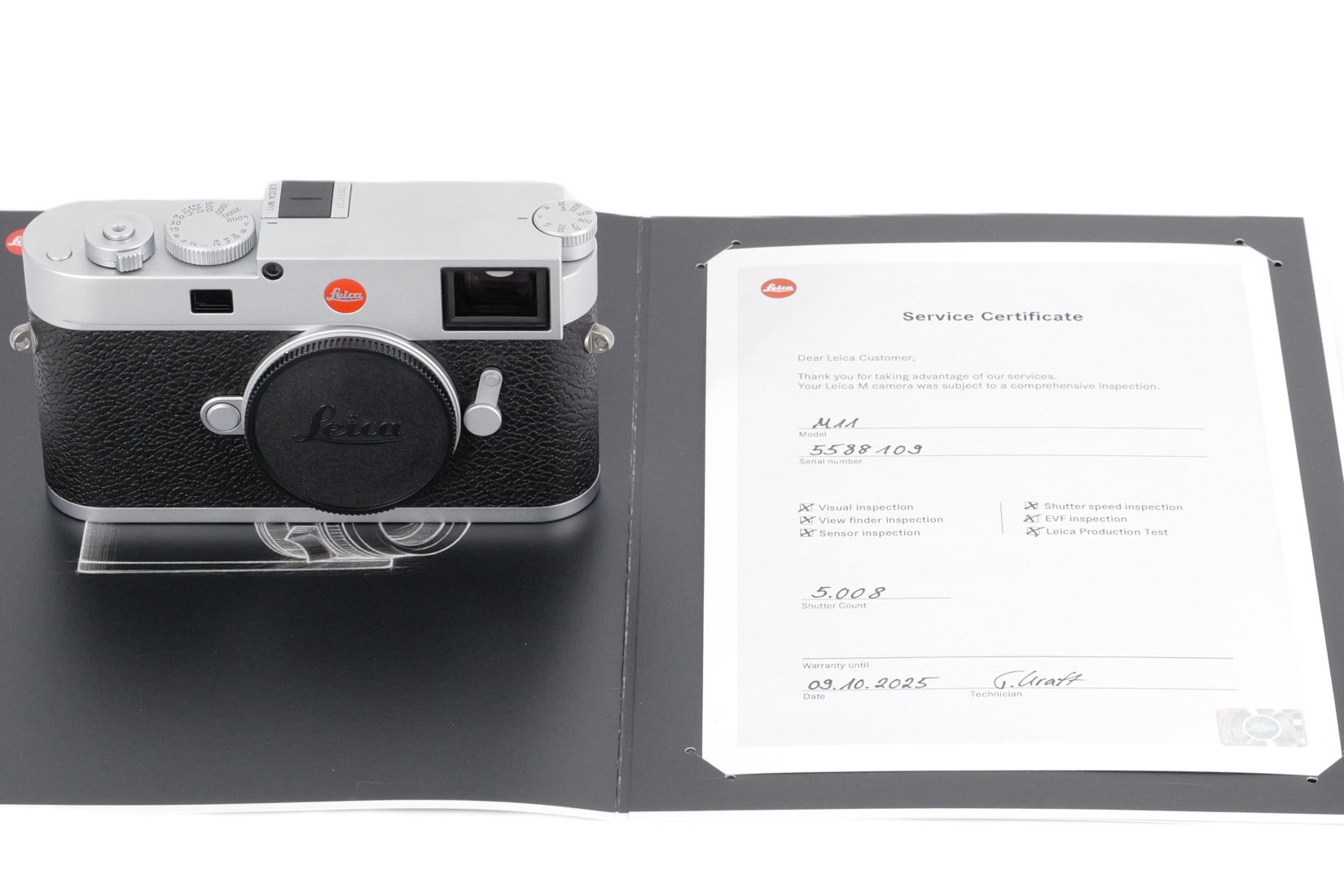 Leica M11, silver chrome-plated, 20201