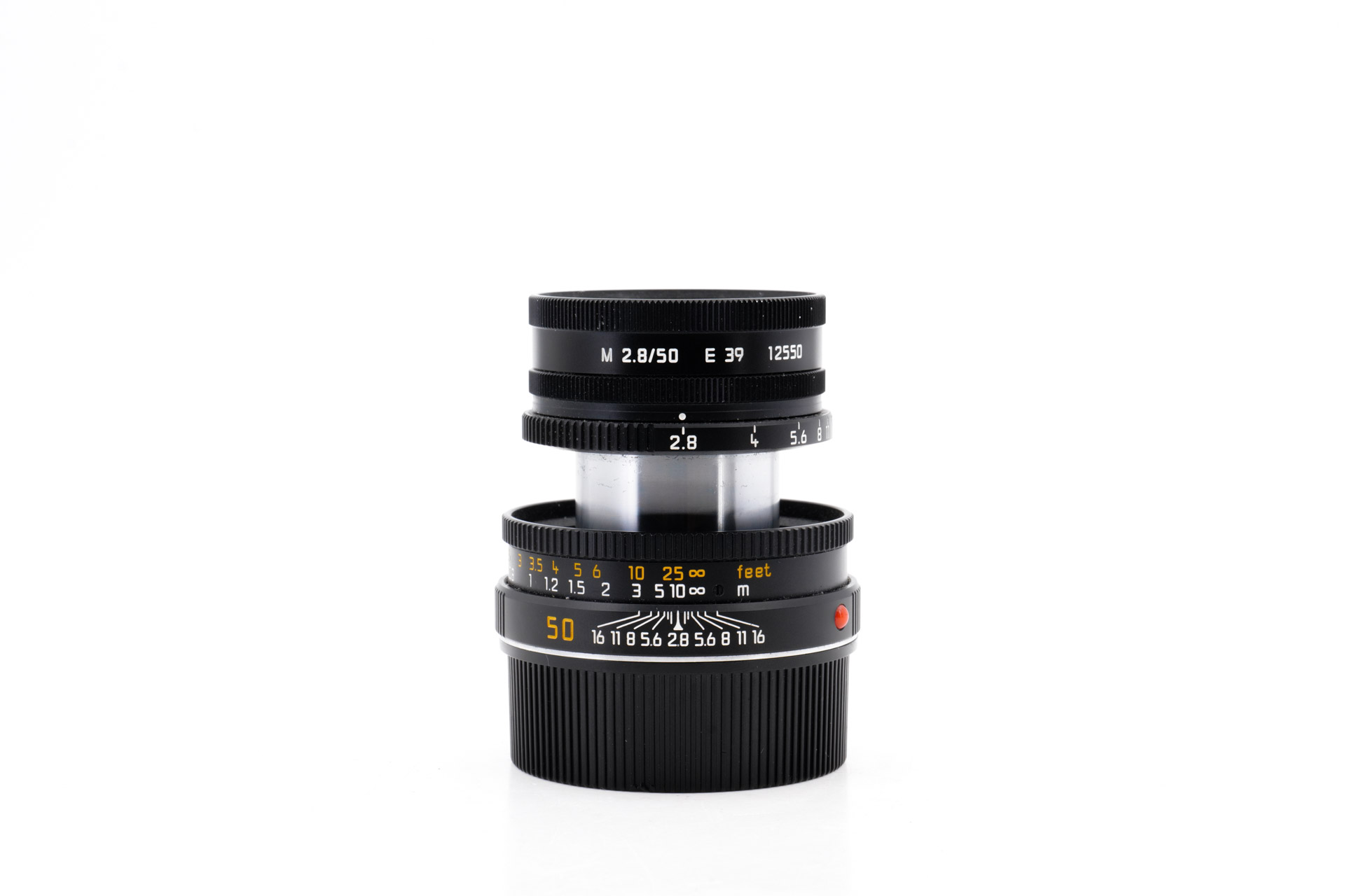Leica ELMAR-M 2.8/50mm, black, retractable