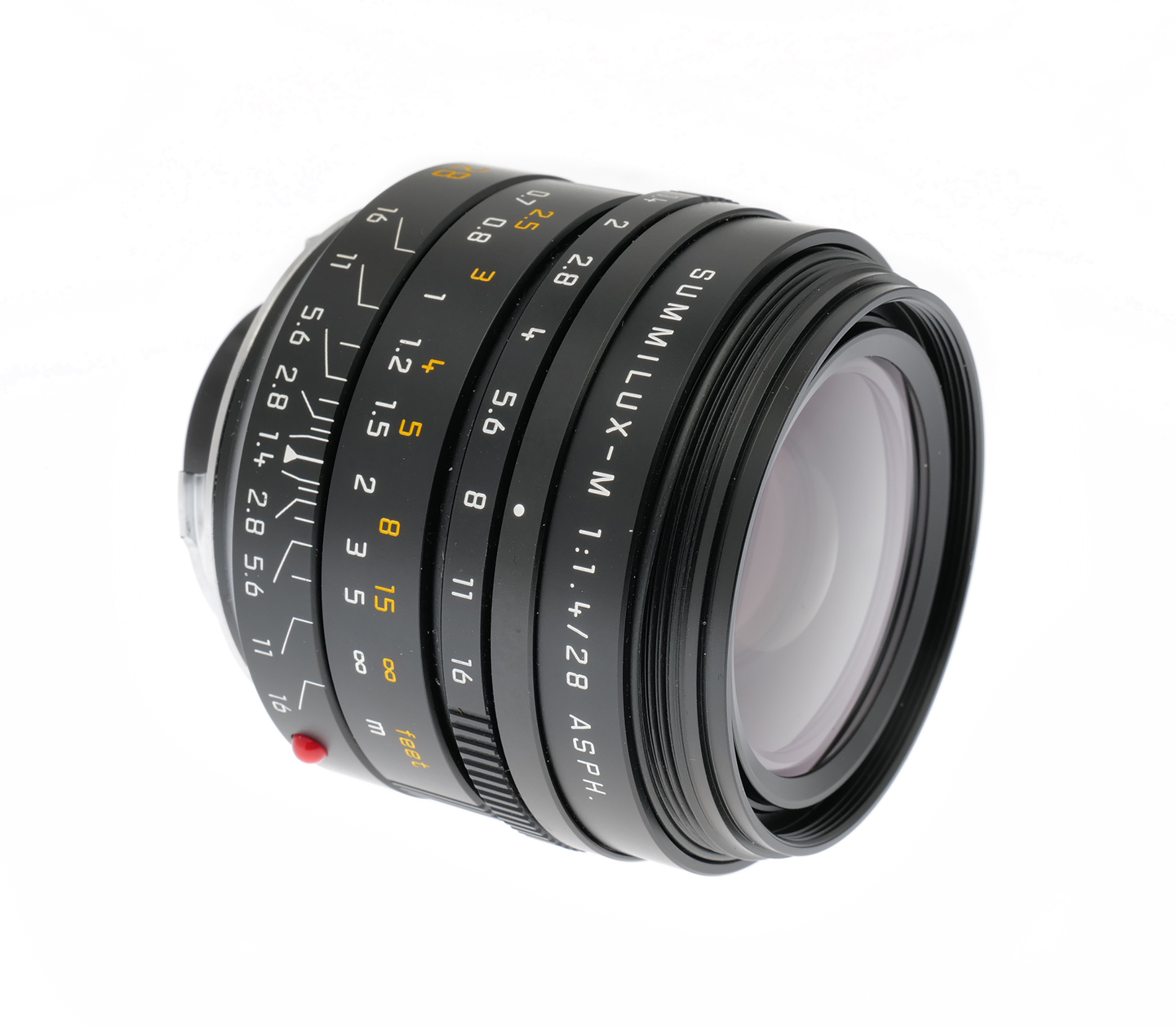 Leica SUMMILUX-M 1.4/28mm ASPH. schwarz elox. Leica SUMMILUX-M 1.4/28mm ASPH. schwarz elox.