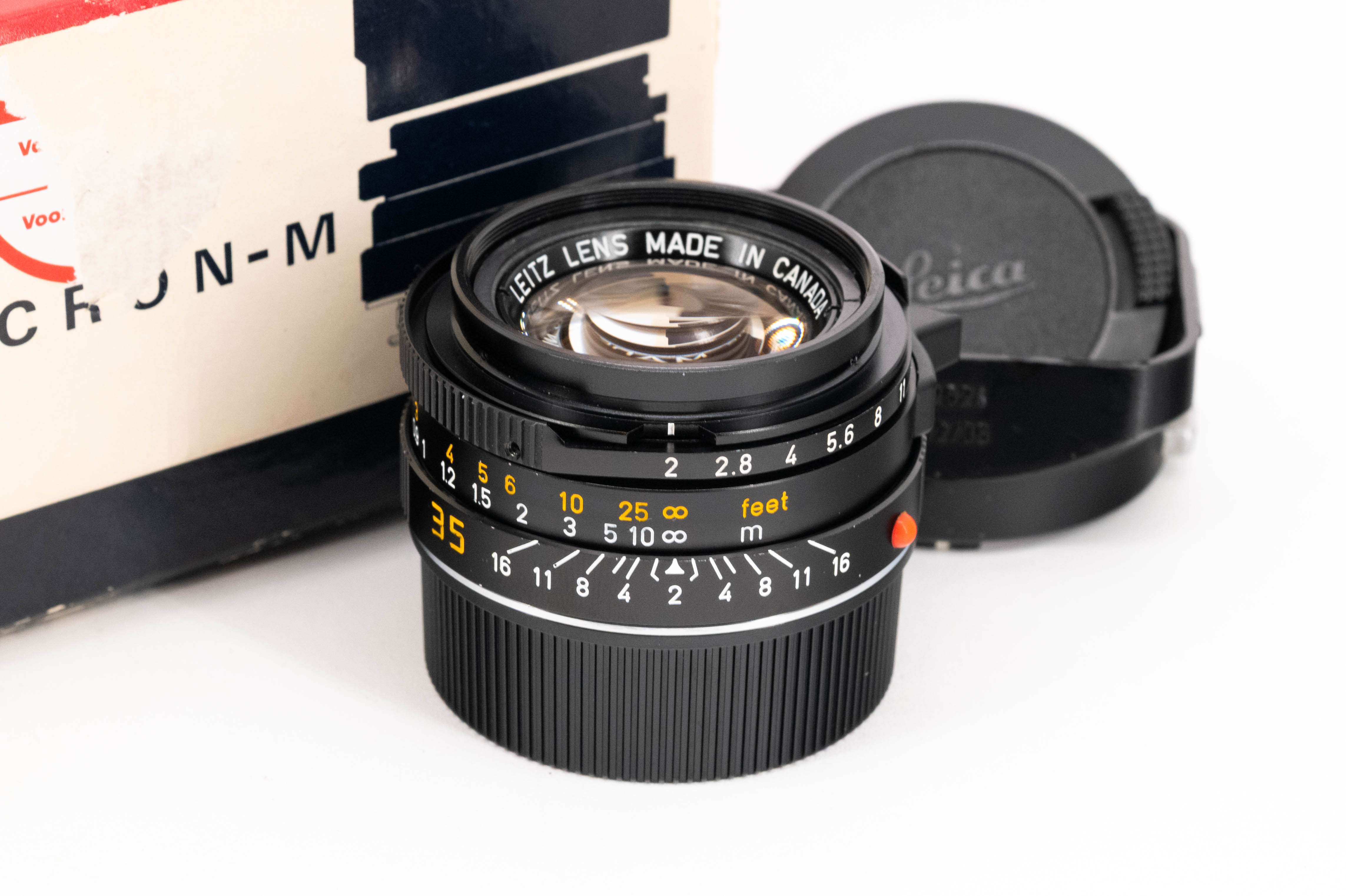 Leica Summicron-M 35mm f/2 V4 Schwarz 11310