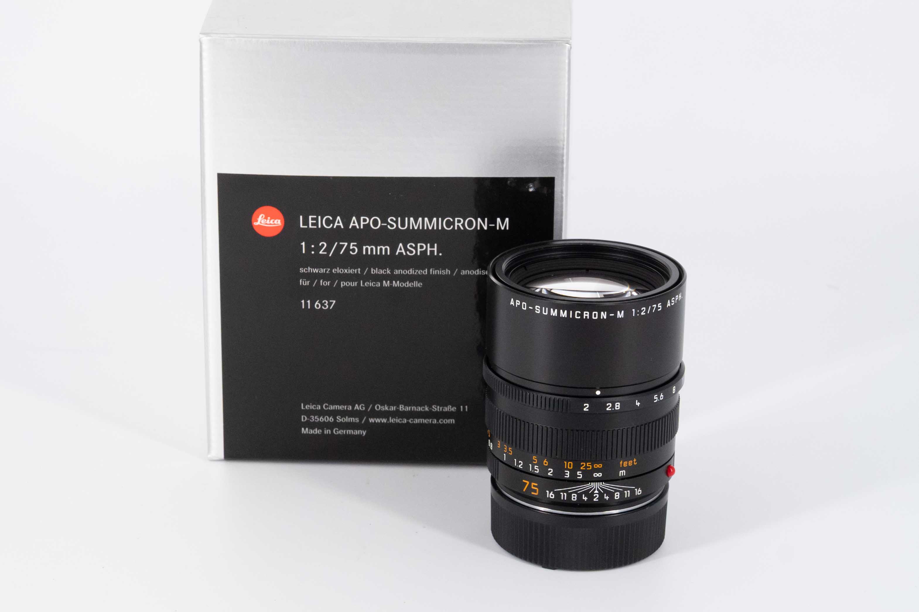 APO-SUMMICRON-M 2/75 ASPH., black
