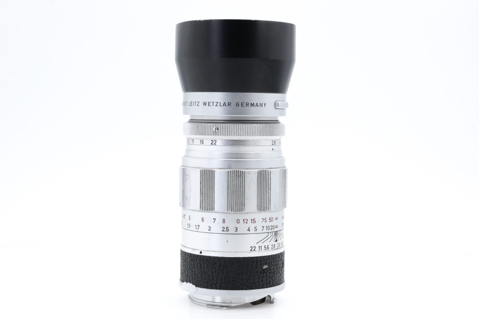 Leica ELMARIT-M 1:2.8/90 mm, silver chrome-plated