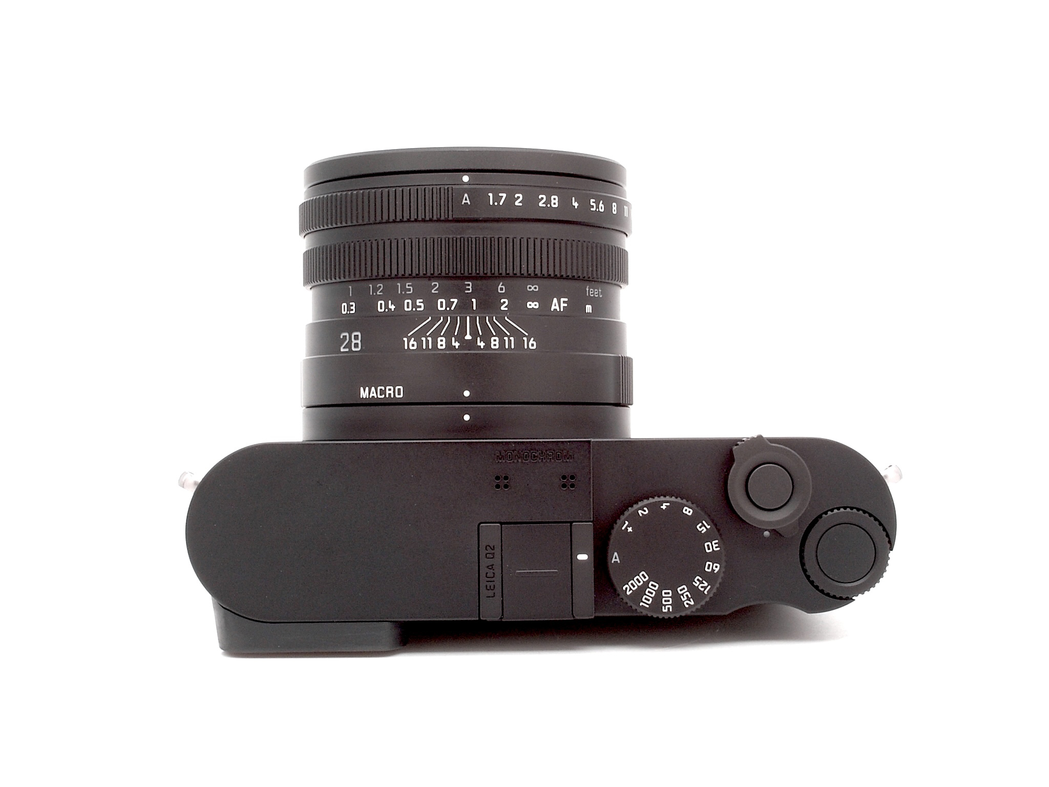 Leica Q2 Monochrom schwarz, Vers. EU/US/JP