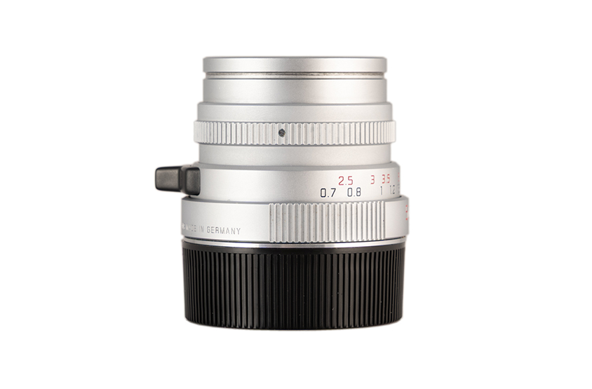 LEICA SUMMICRON-M 2/50 silver chrome finish (IV) DUAL RANGE 11825