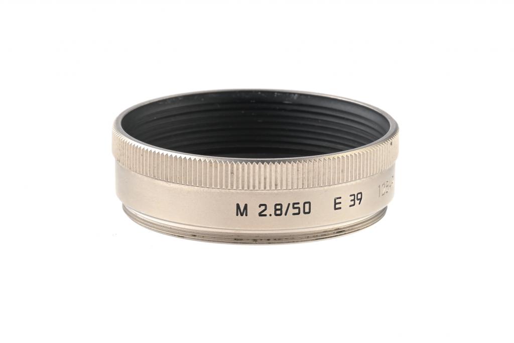 Leica 12549 Hood f. Elmar-M 2,8/50mm Platin Bruckner Edition Leica 12549 Hood f. Elmar-M 2,8/50mm Platin Bruckner Edition