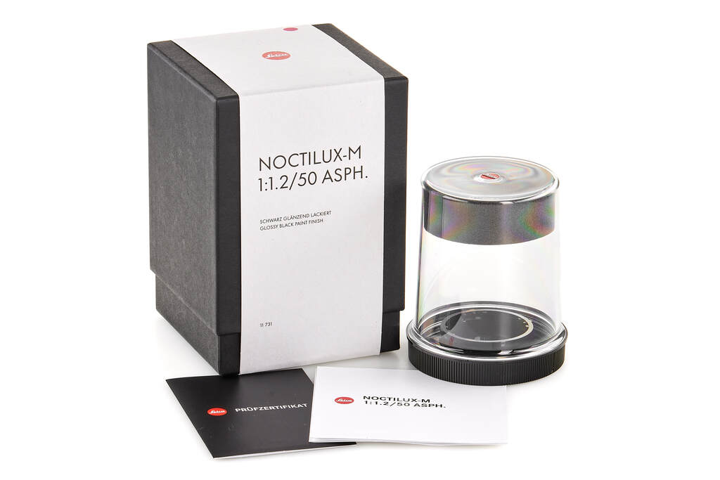 Leica Noctilux-M glossy black paint 11731 1,2/50mm. ASPH 6-bit - with 2 years guarantee