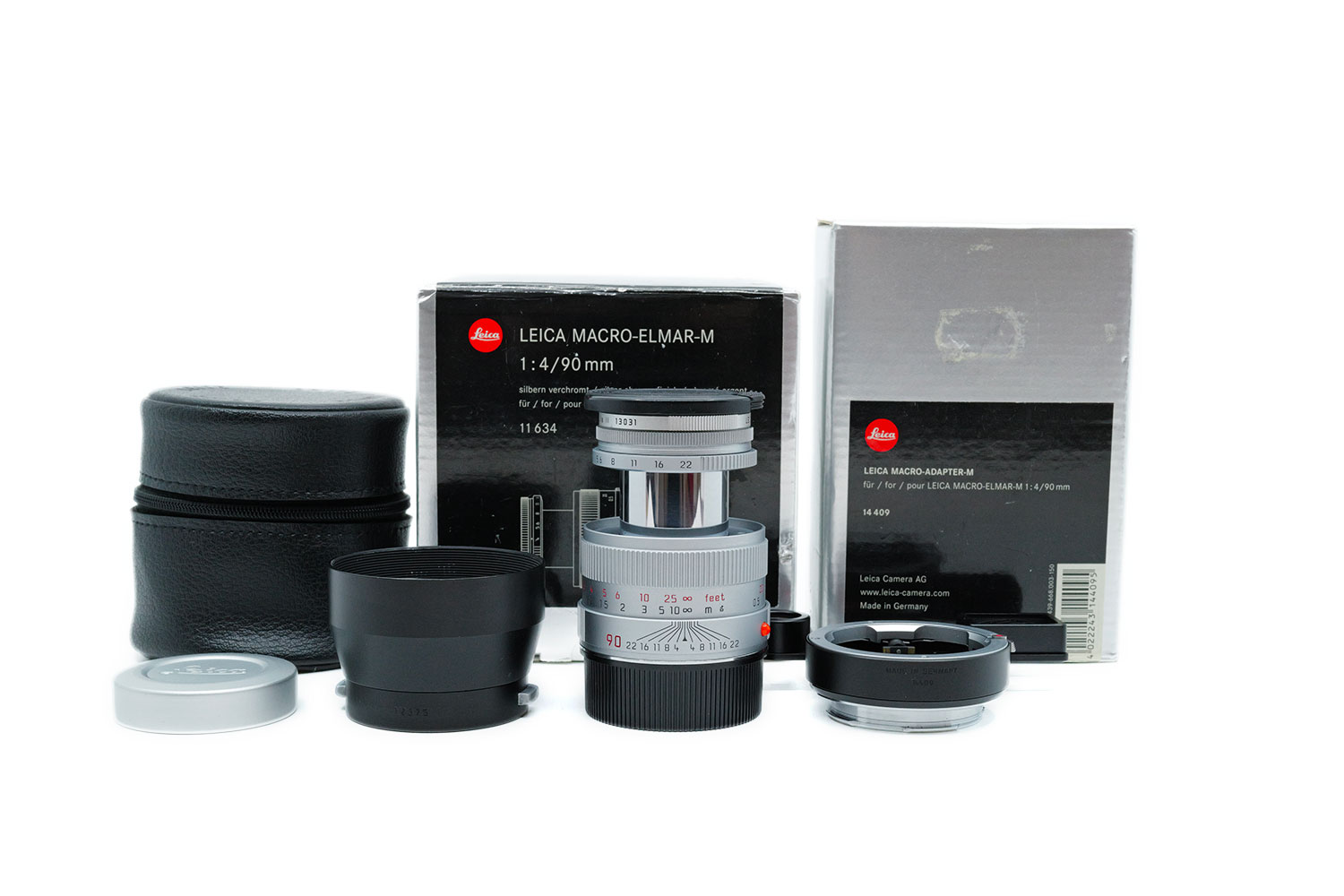 Leica Macro-Elmar-M 4/90 Chrome SET (11629)