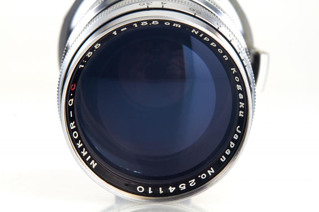 Nikon f. Contax RF 13,5cm/3,5 Nikkor-Q.C