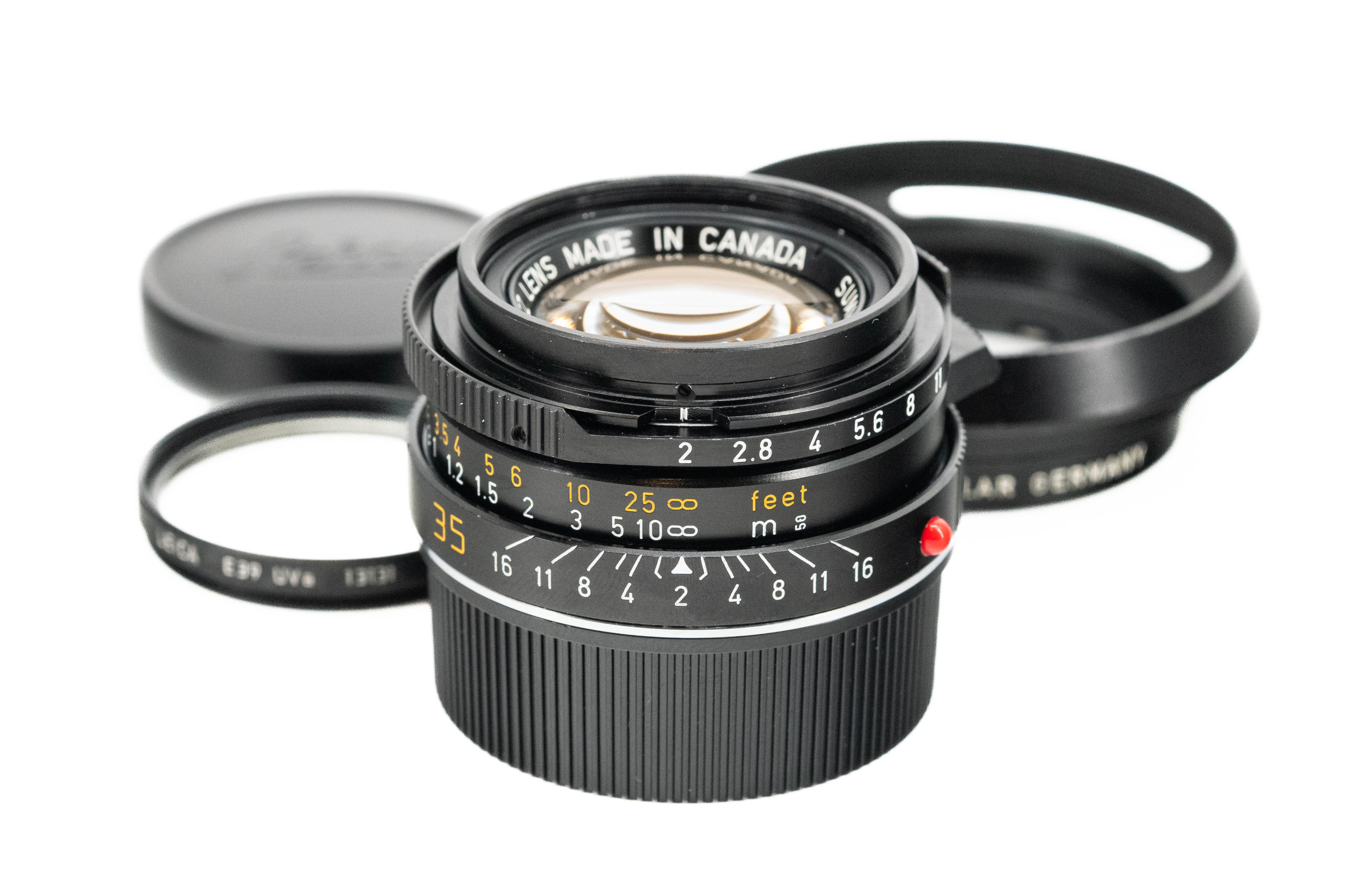 Leica Summicron-M 35mm f/2 V4 Black 11310