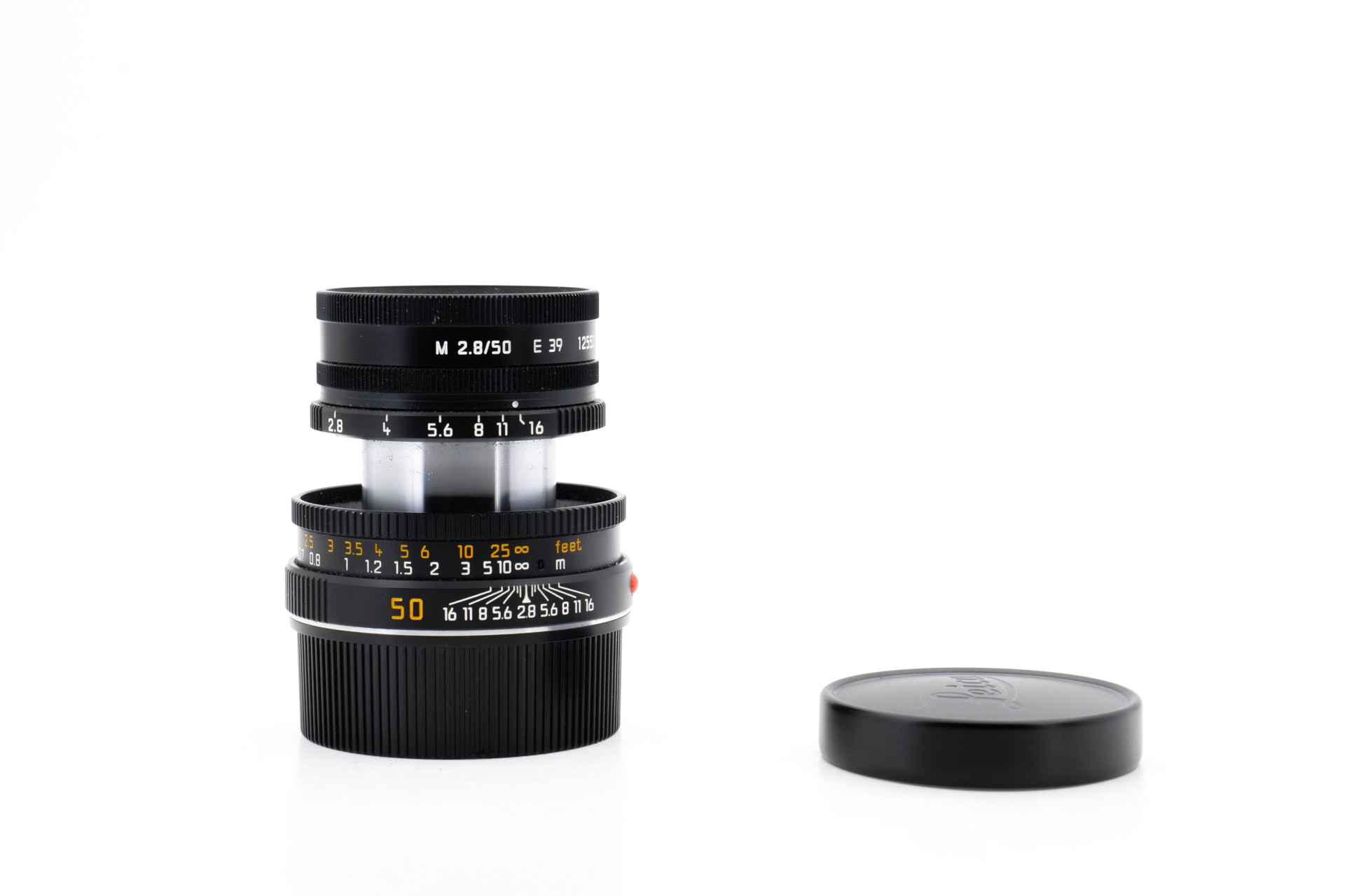 Leica ELMAR-M 2.8/50mm, black, retractable