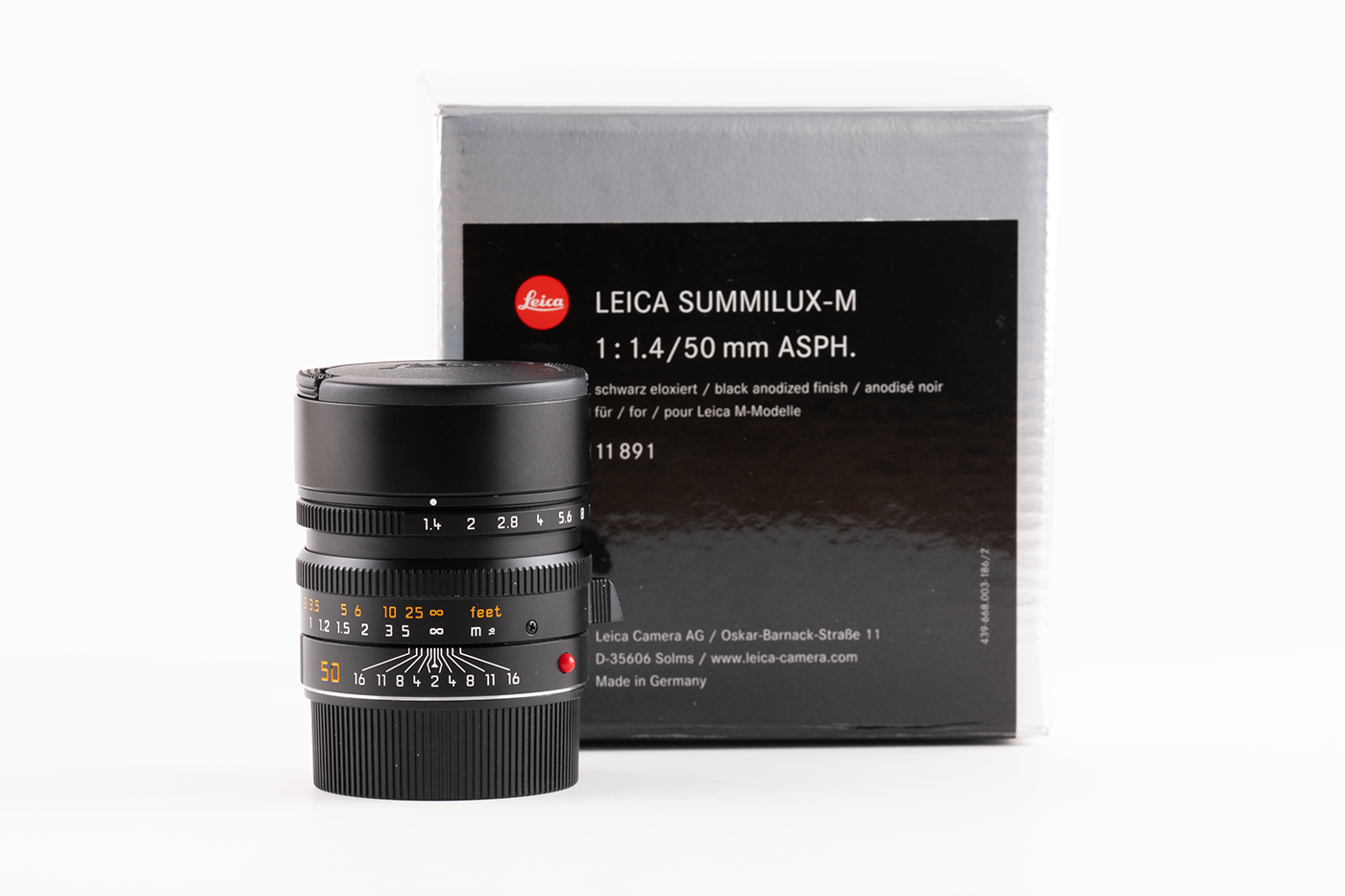 Leica Summilux-M 1.4/50 mm ASPH., schwarz
