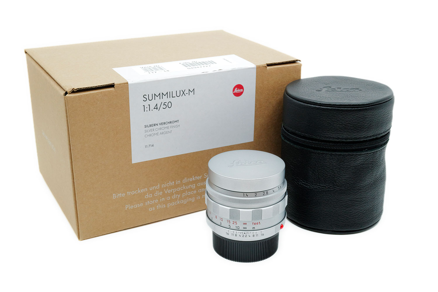 Leica SUMMILUX-M 1.4/50mm Classic, Silver (Ex-Demo) (11714)