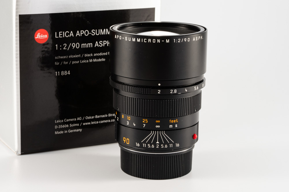 Leica APO-SUMMICRON-M 2/90 mm ASPH., schwarz (11884)