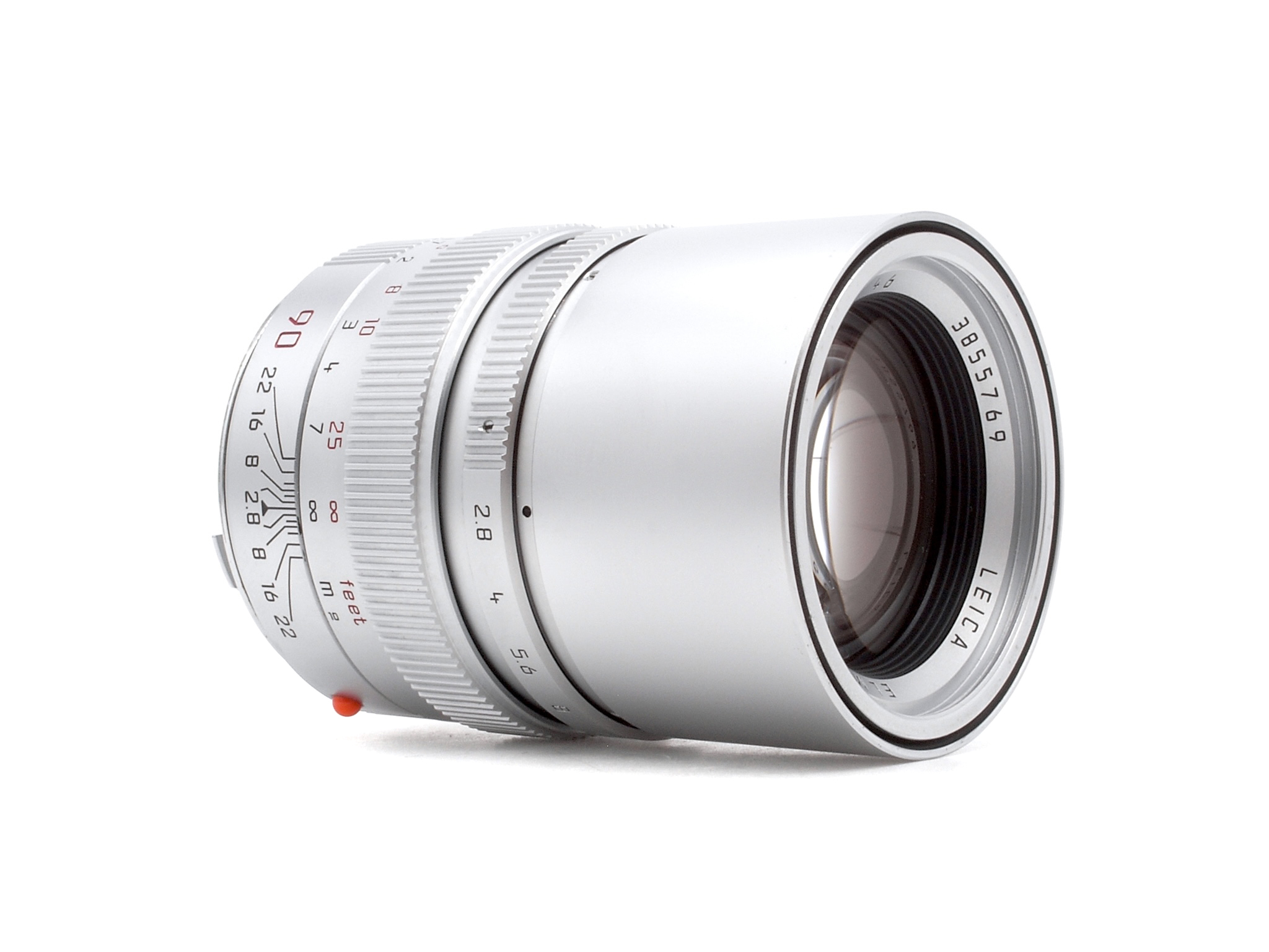Leica Elmarit-M 2.8/90mm silver chrome