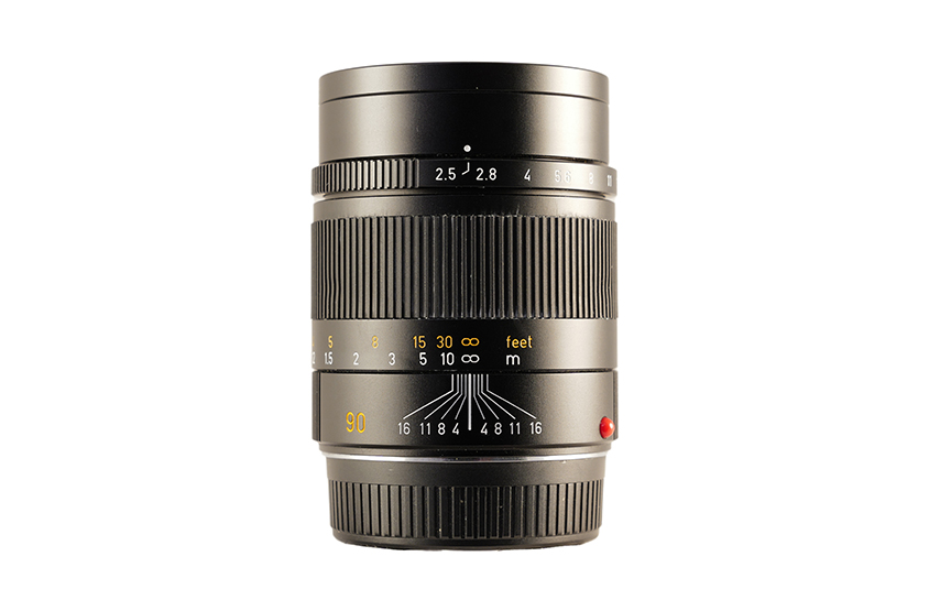 LEICA SUMMARIT-M 1:2.5/90, black anodized 11646