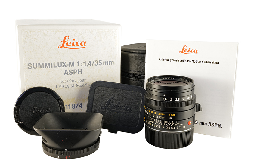 LEICA SUMMILUX-M 1:1,4/35 ASPH., black anodized 11874