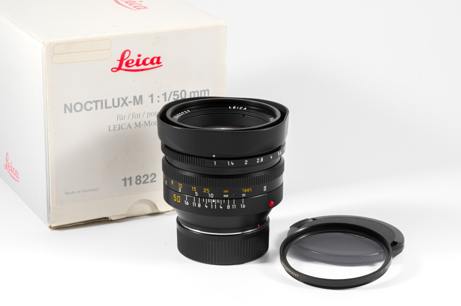 LEICA NOCTILUX-M 1/50 m. Schiebegegenlichtbl.