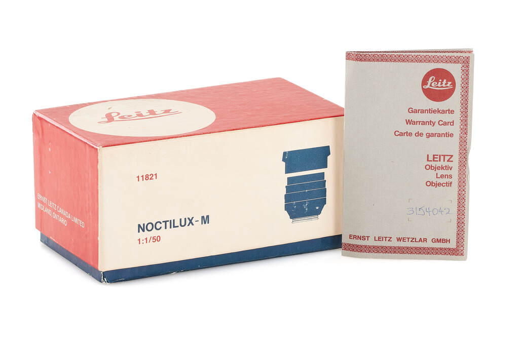 Leica Noctilux 11821 E60 1,0/50mm