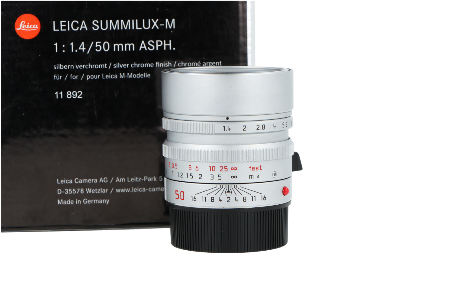 Summilux 50mm 1.4 ASPH silver chrome (11892)
