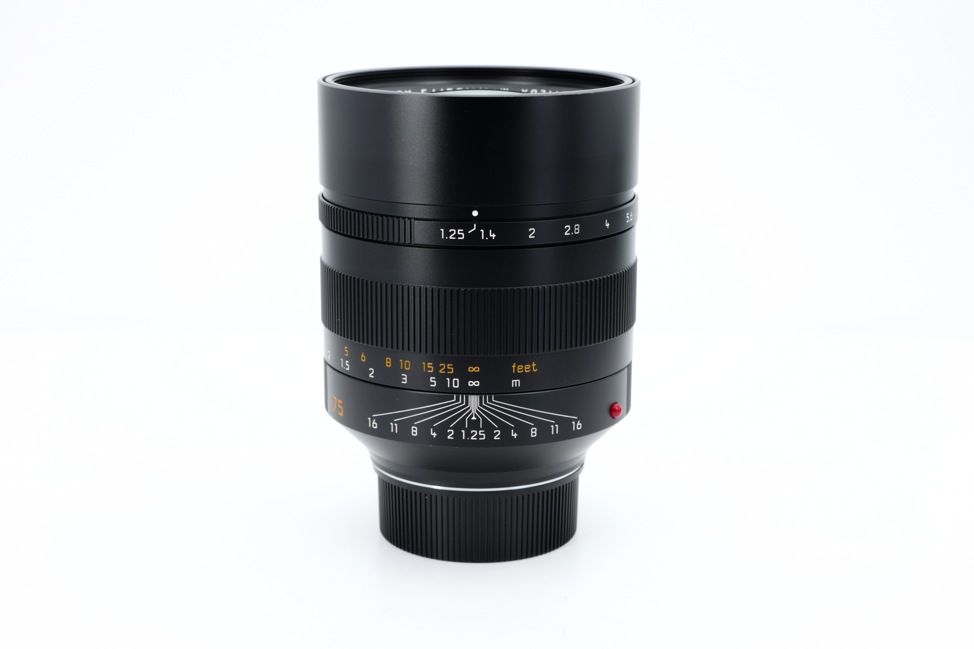 LEICA Noctilux-M 1.25/75mm ASPH. black anodised