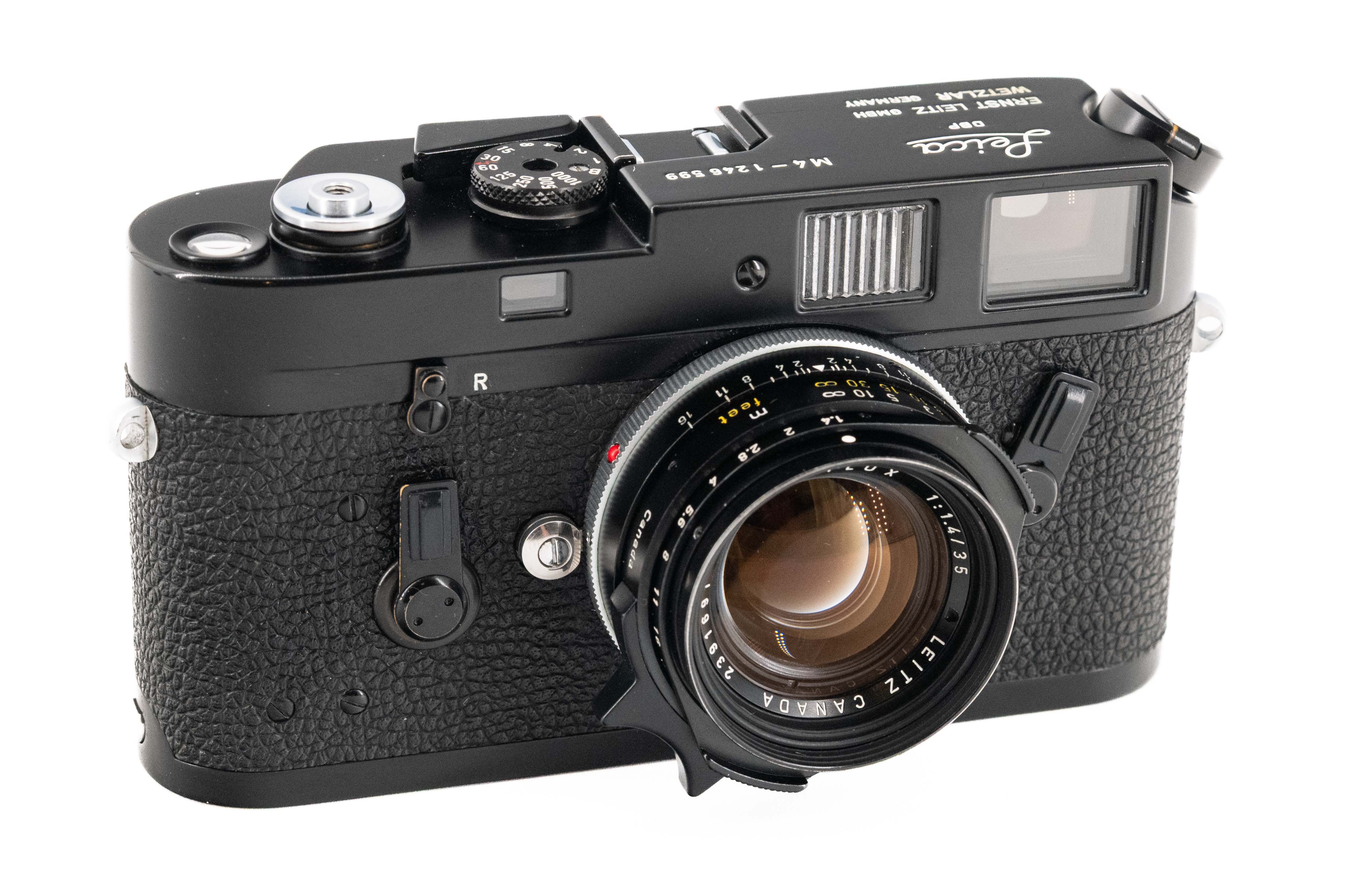 Leica M4 Black Paint Outfit