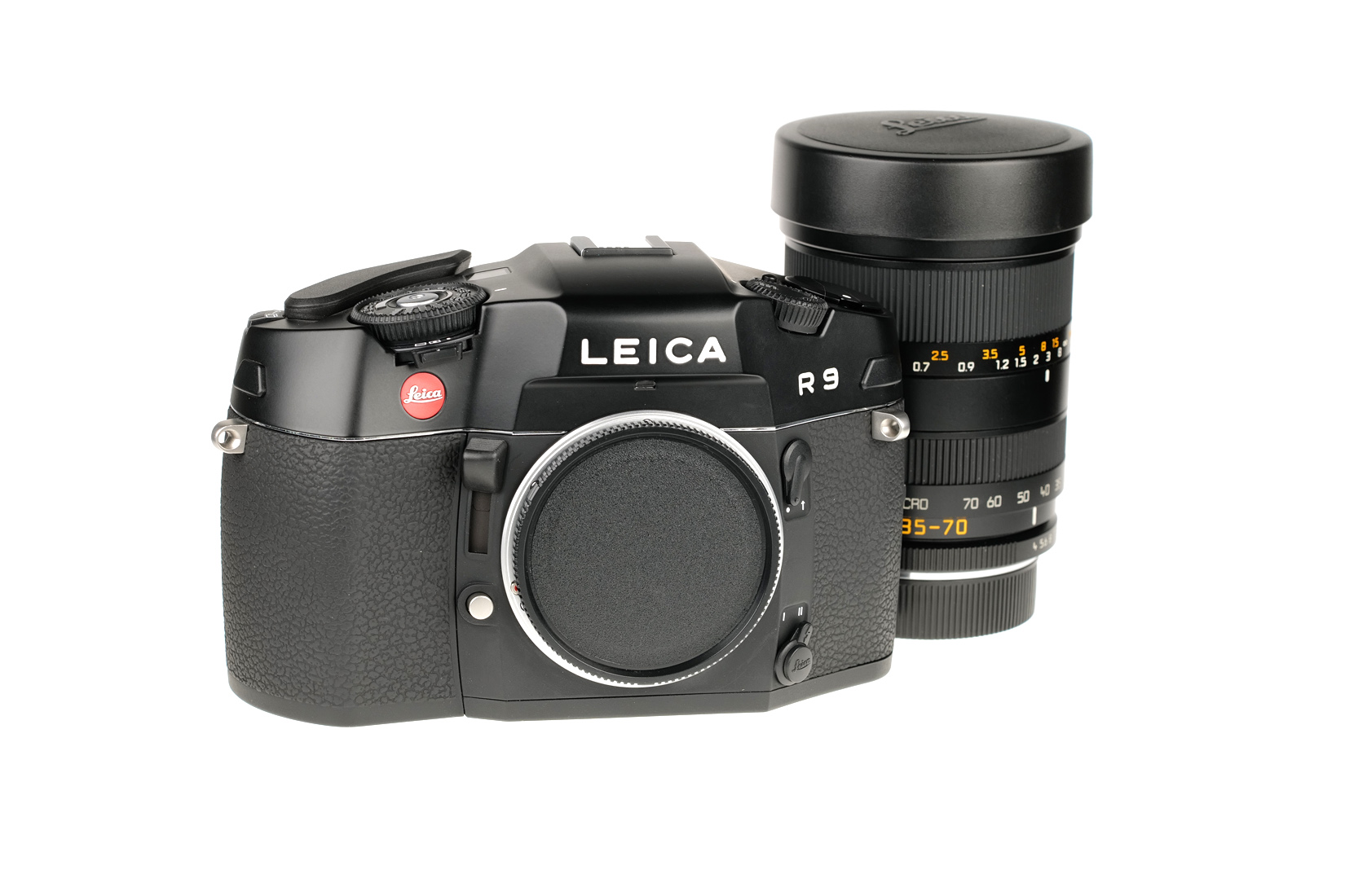 Leica R9 Set + Vario-Elmar-R 1:4/35-70mm ROM, black 10096