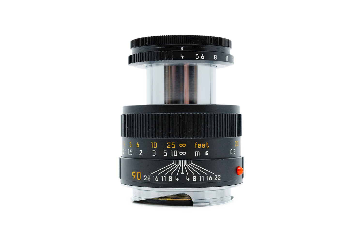 Leica Set MACRO-ELMAR-M 4/90 Black (11633) + Adapter-M (14409)