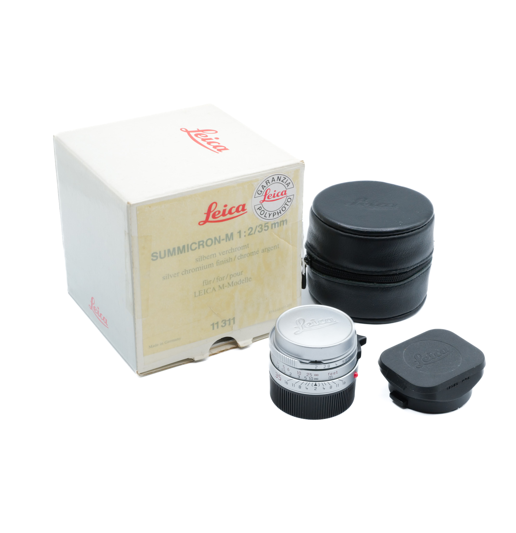 Leica Summicron-M 1:2/35 Silver Chrome