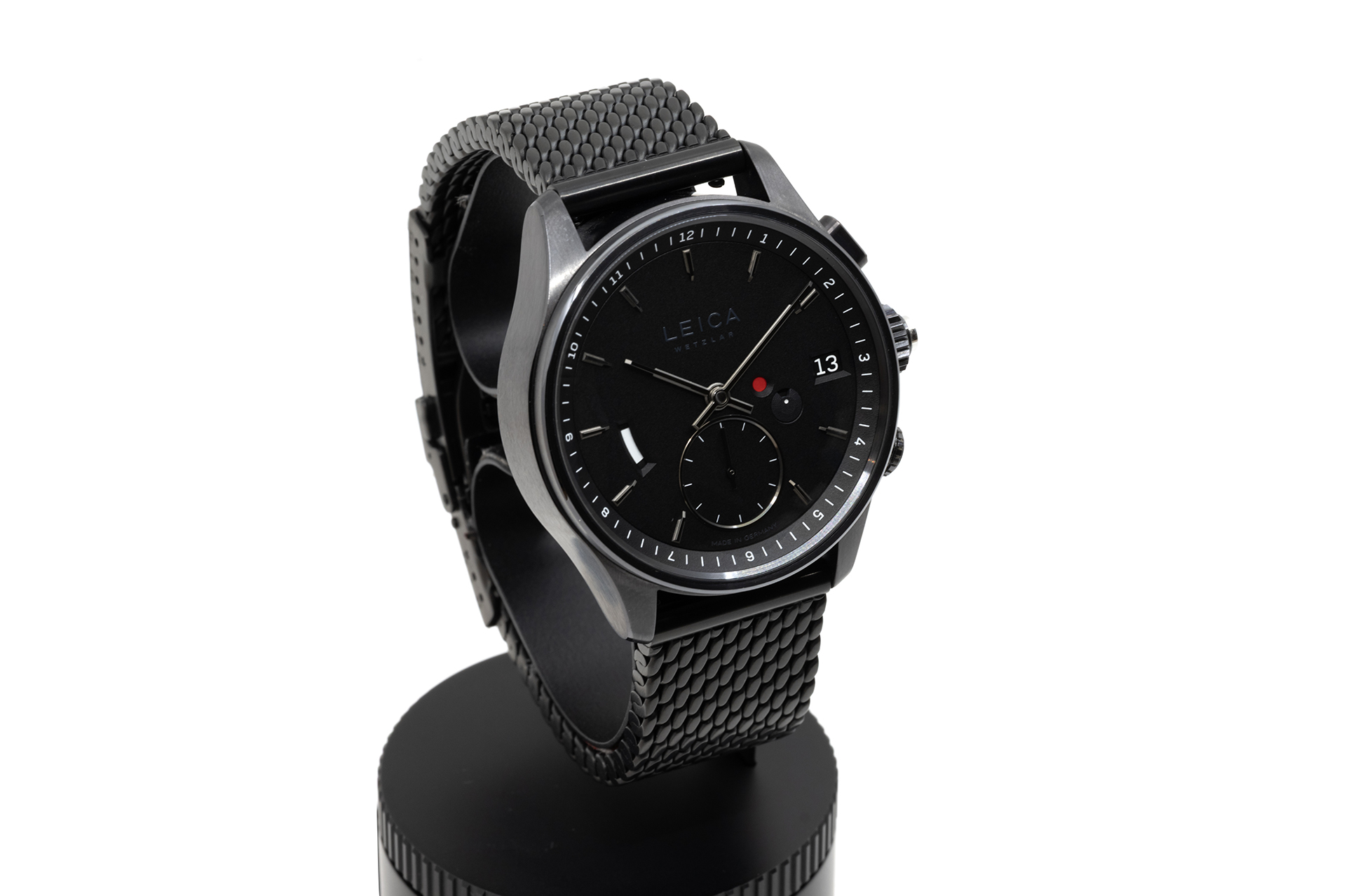 Leica ZM2 Monochrom / stainless steel Milanese strap (Ex-demo)