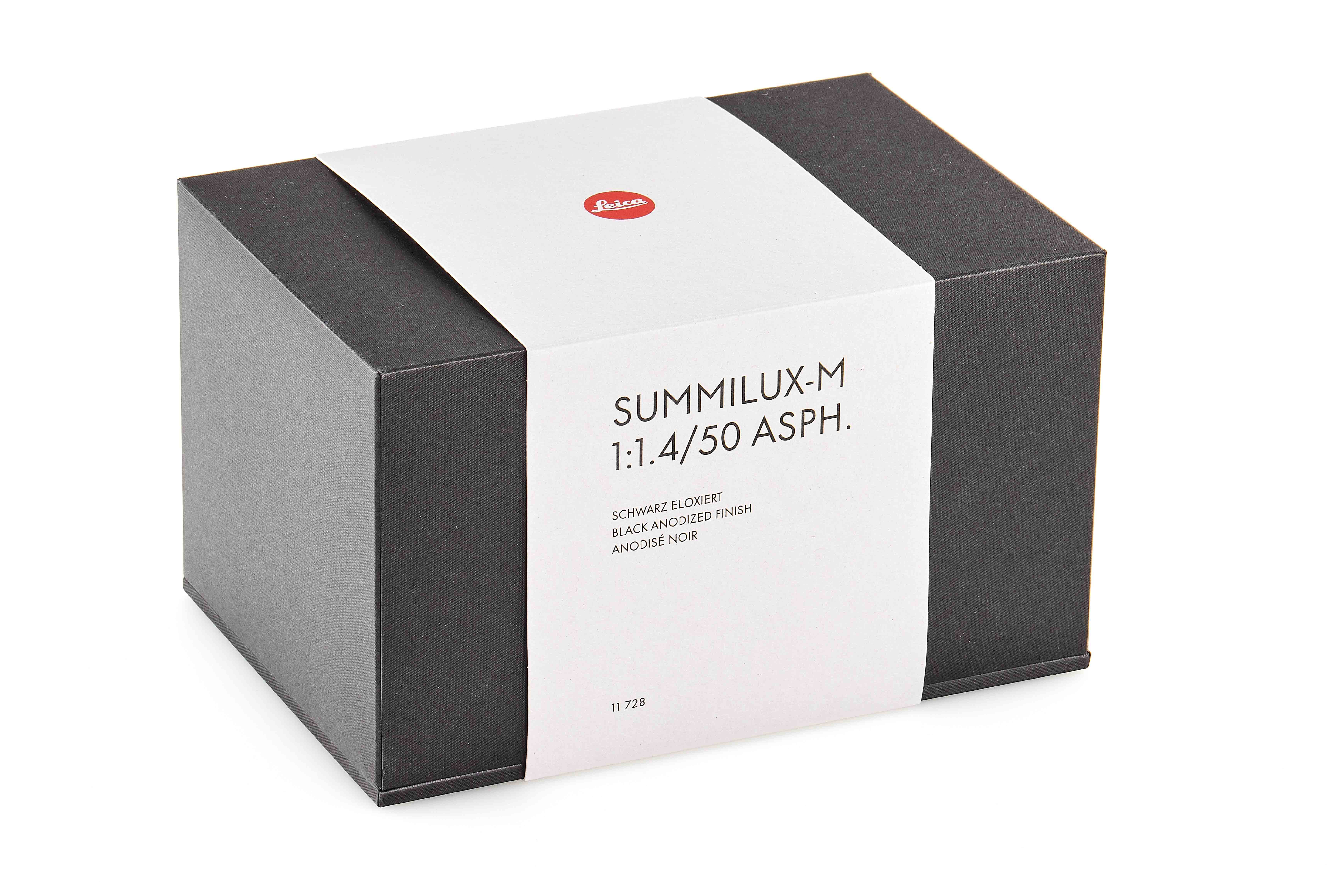 Leica SUMMILUX-M 1:1.4/50 ASPH., schwarz elox. (11728)