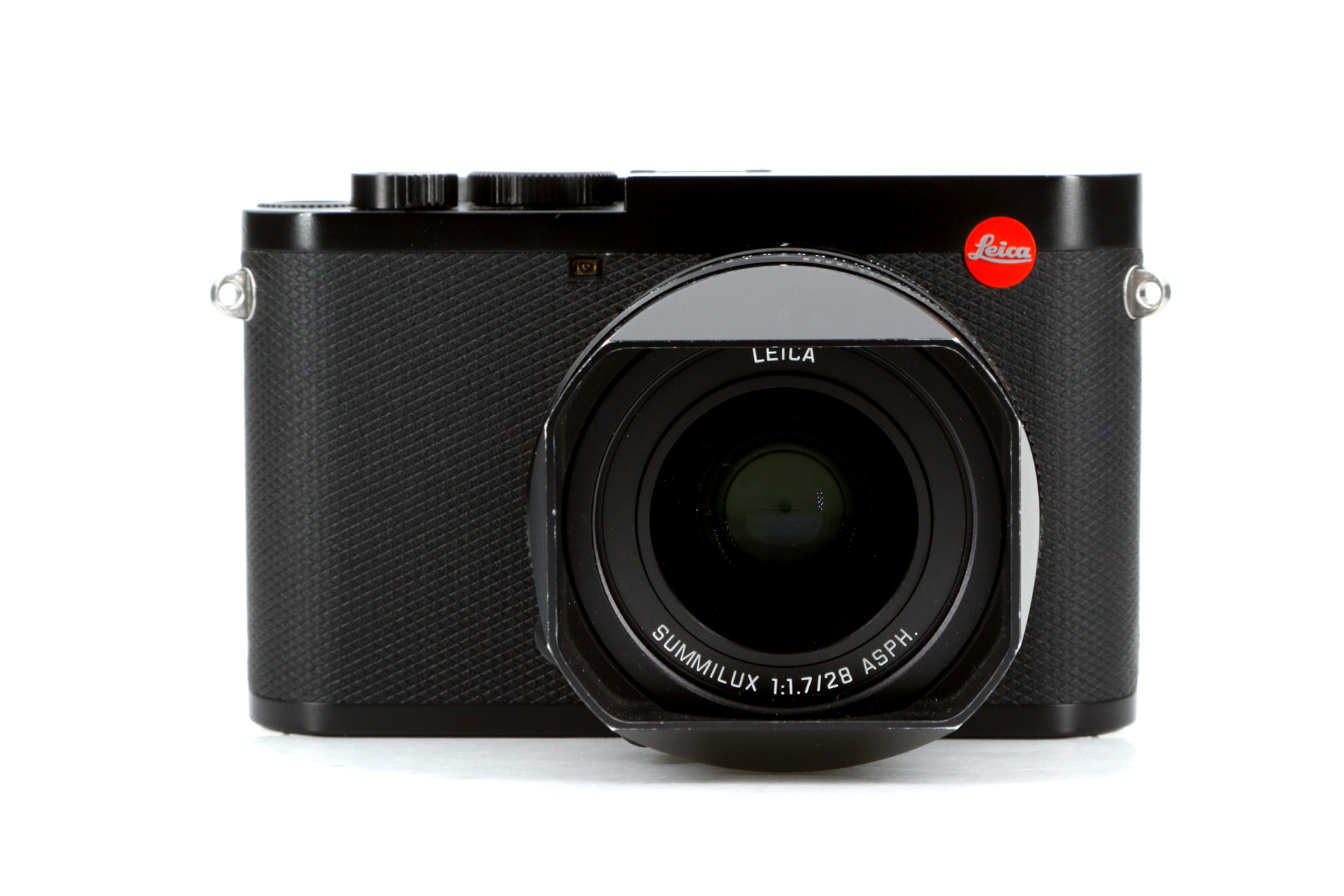 Leica Q2 with half case from Artisan&Artist, thumbs up and Original Packaging.