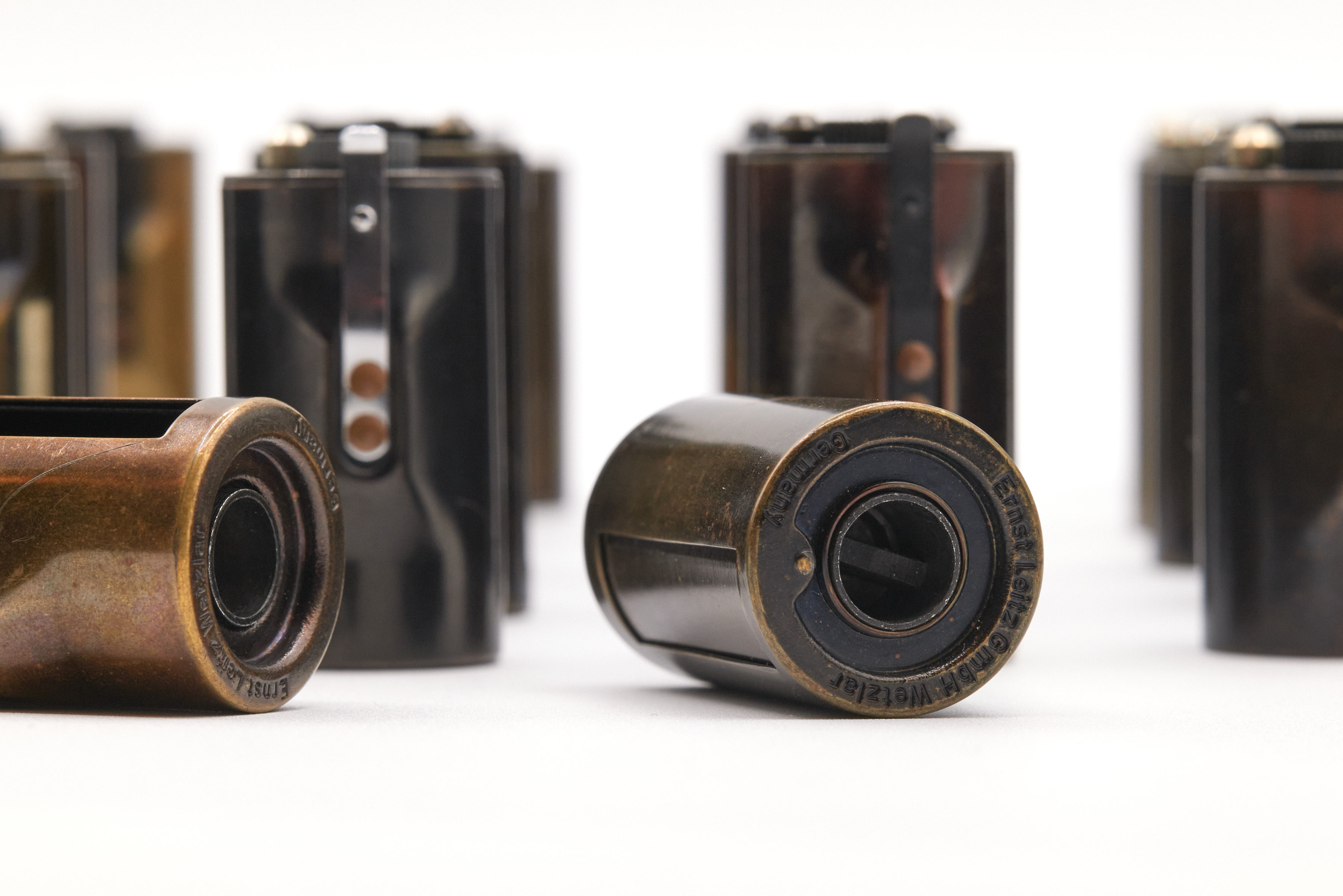 Leitz IXMOO and FILCA of brass reloadable cartridges