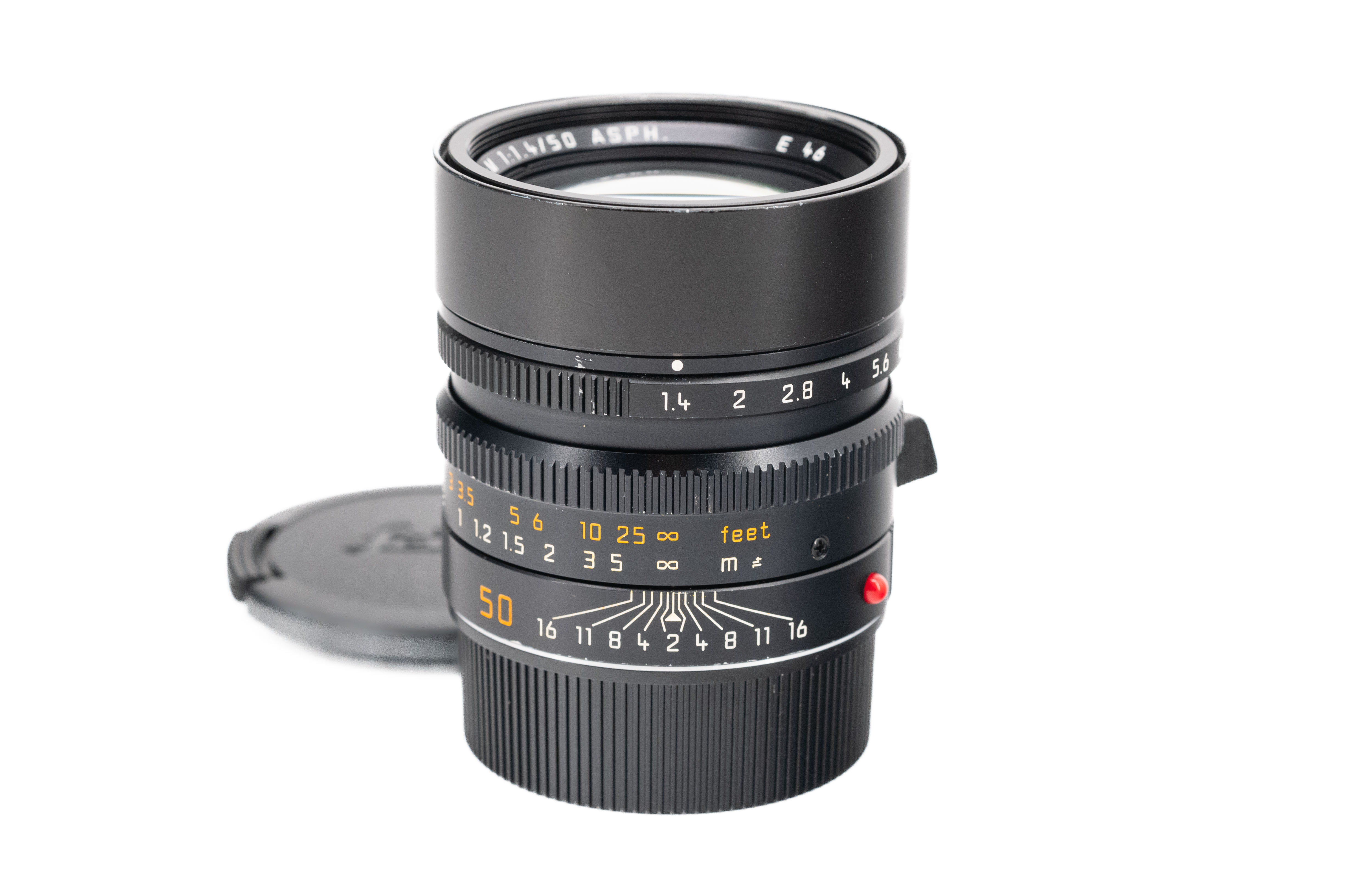 Leica Ex-Demo Summilux-M 50mm f/1.4 ASPH Black Anodised 11891