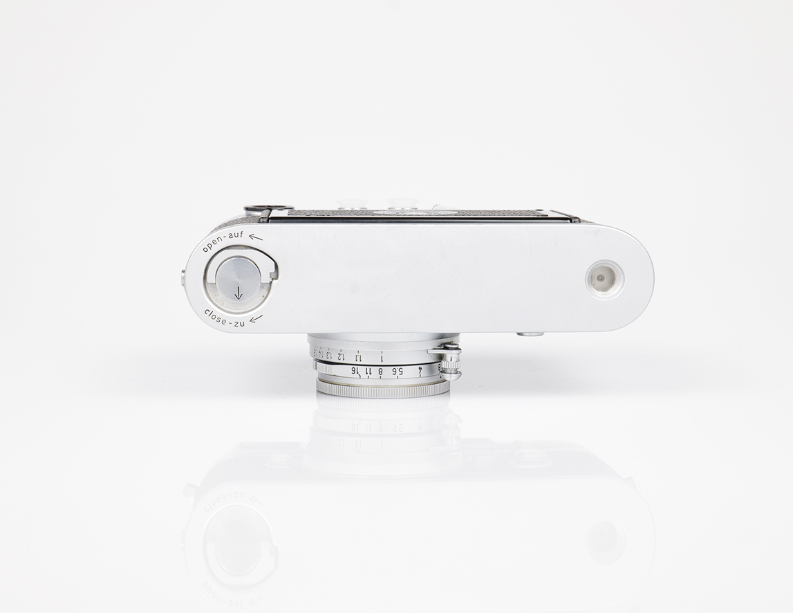 Leica M3 silver chromed with Elmar-M 1:2.8/50 collapsible