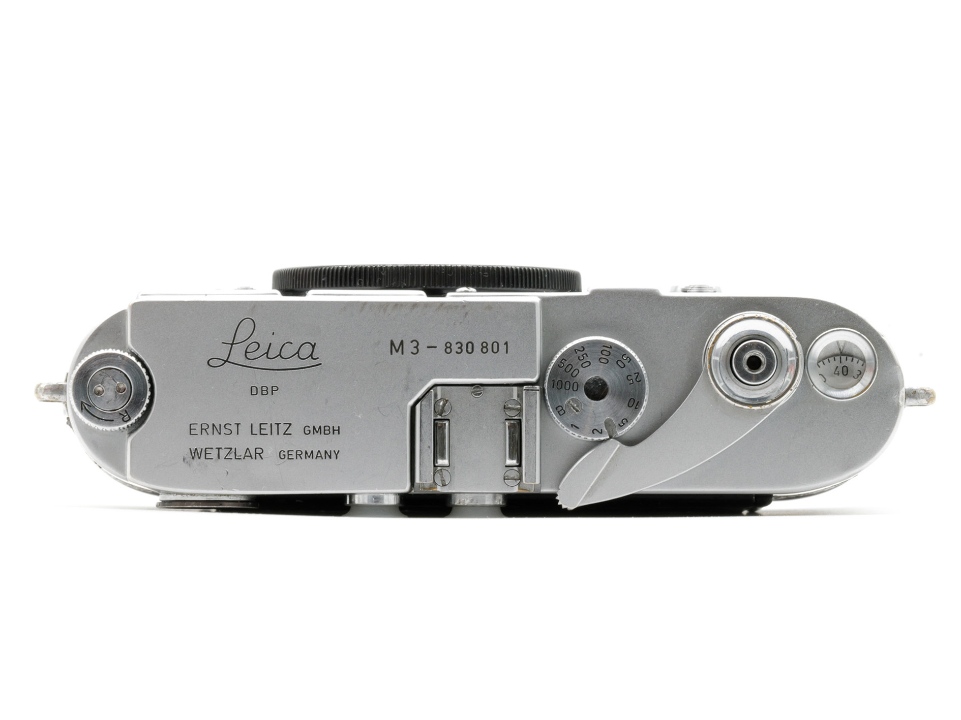 Leica M3 double strocke silver chrome finish (10150)