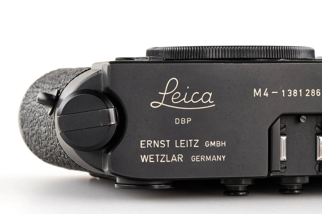 Leica M4 black chrome Wetzlar Leica M4 black chrome Wetzlar