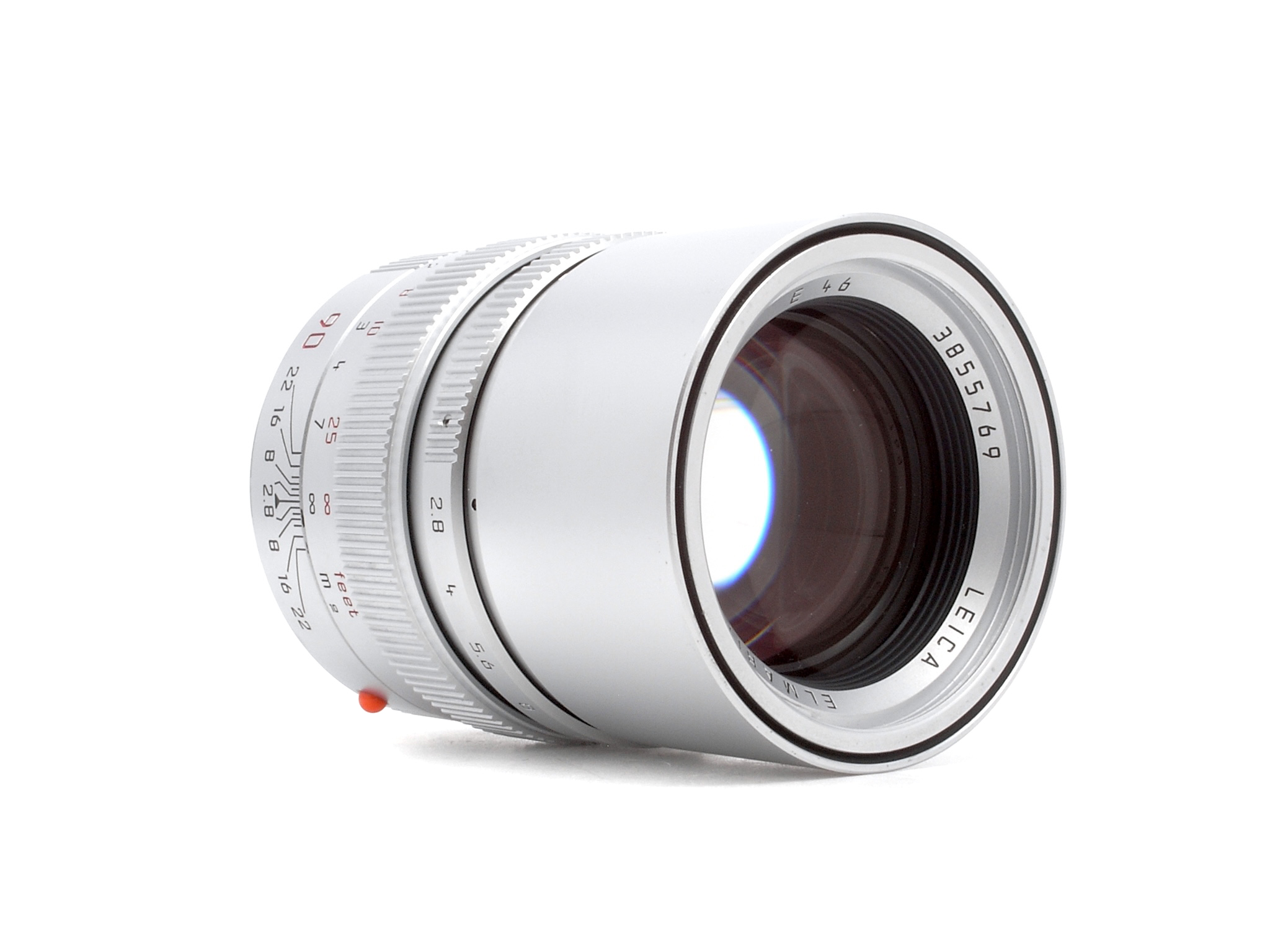 Leica Elmarit-M 2.8/90mm silver chrome